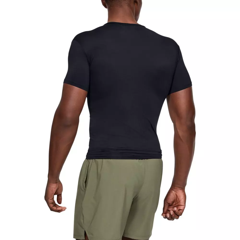 Under Armour Men's Tactical HeatGear Compression Short Sleeve Shirt - BLACK