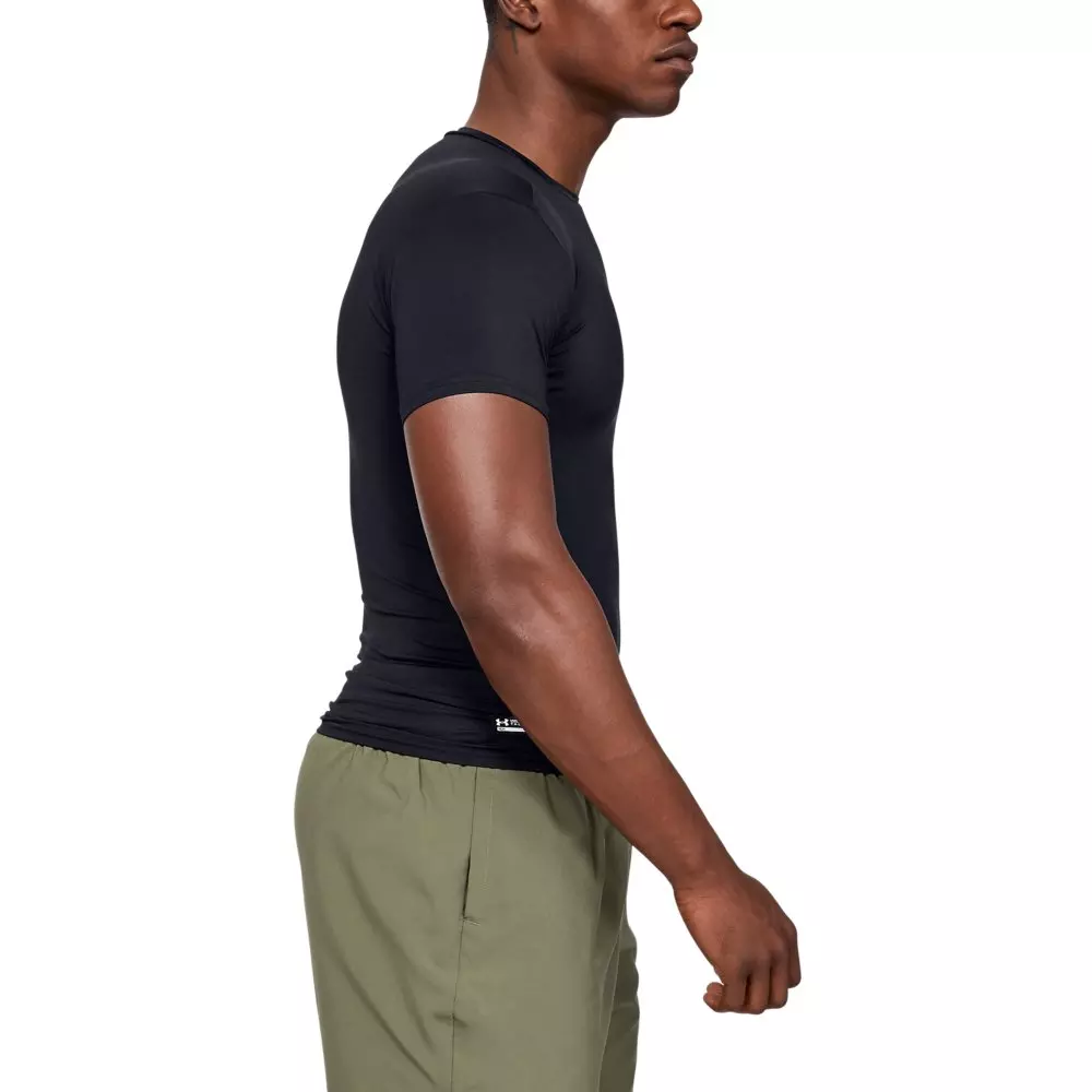 Under Armour Men's Tactical HeatGear Compression Short Sleeve Shirt - BLACK