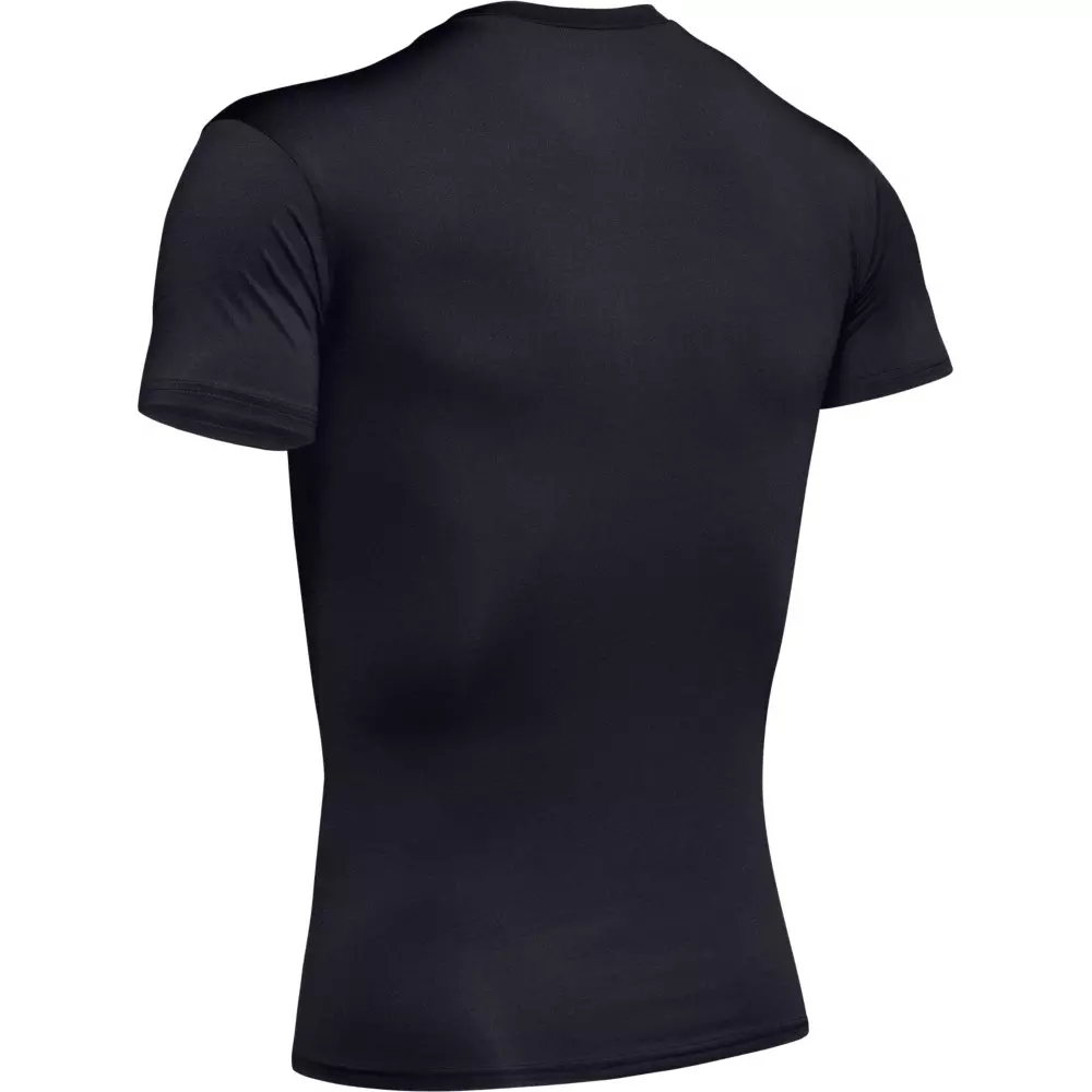 Under Armour Men's Tactical HeatGear Compression Short Sleeve Shirt - BLACK