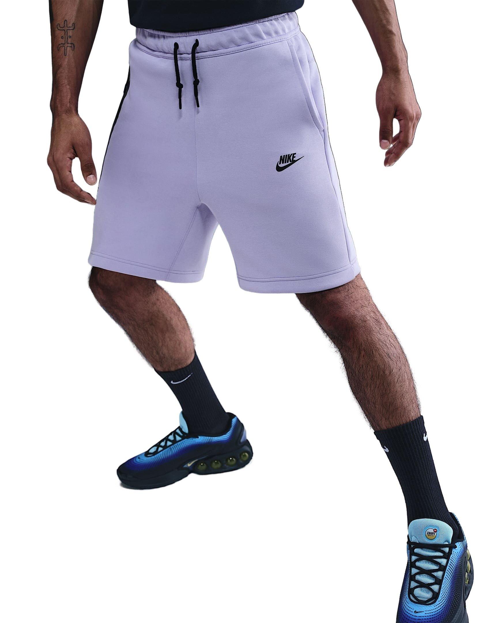 Nike Men's Tech Fleece Shorts - PURPLE Thumbnail View 1