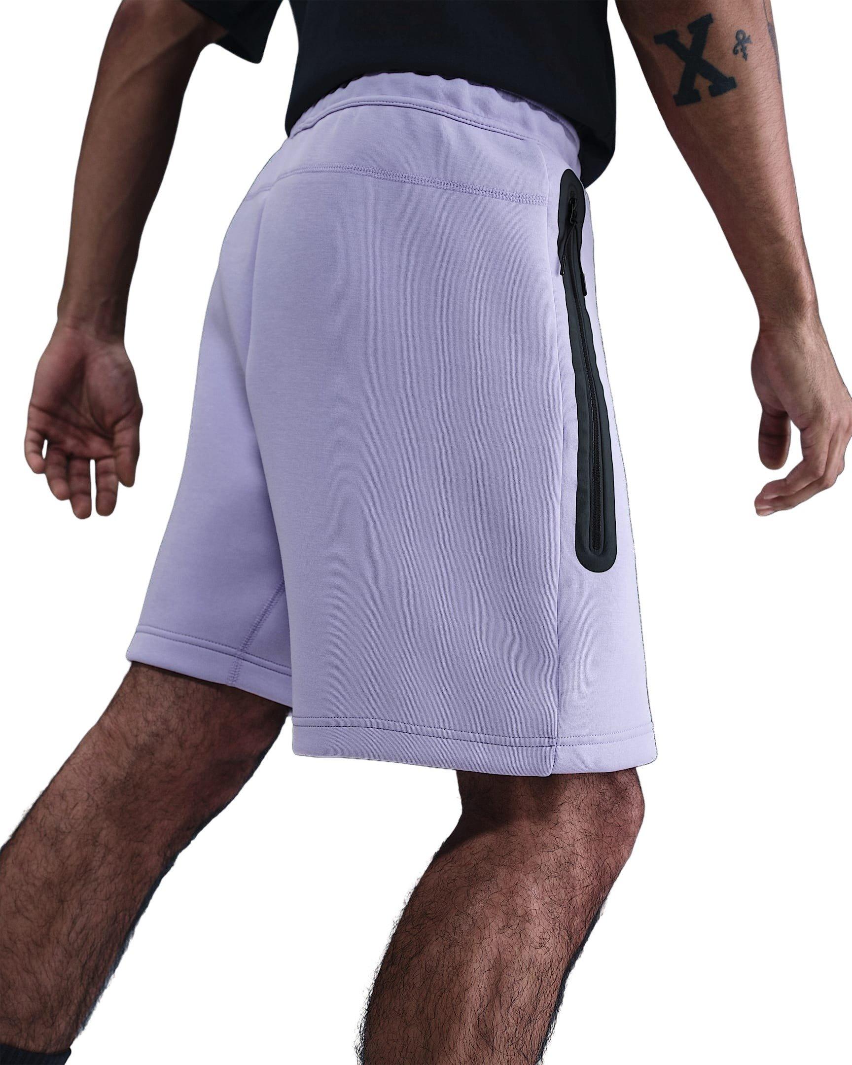 Nike Men's Tech Fleece Shorts - PURPLE Thumbnail View 2