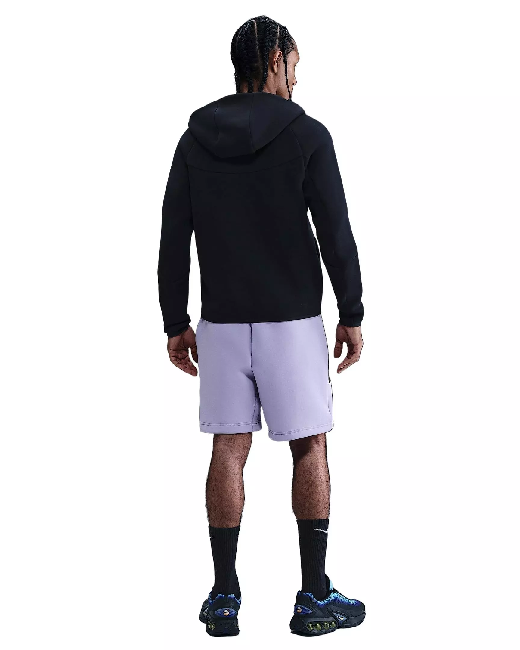 Nike Men's Tech Fleece Shorts - PURPLE