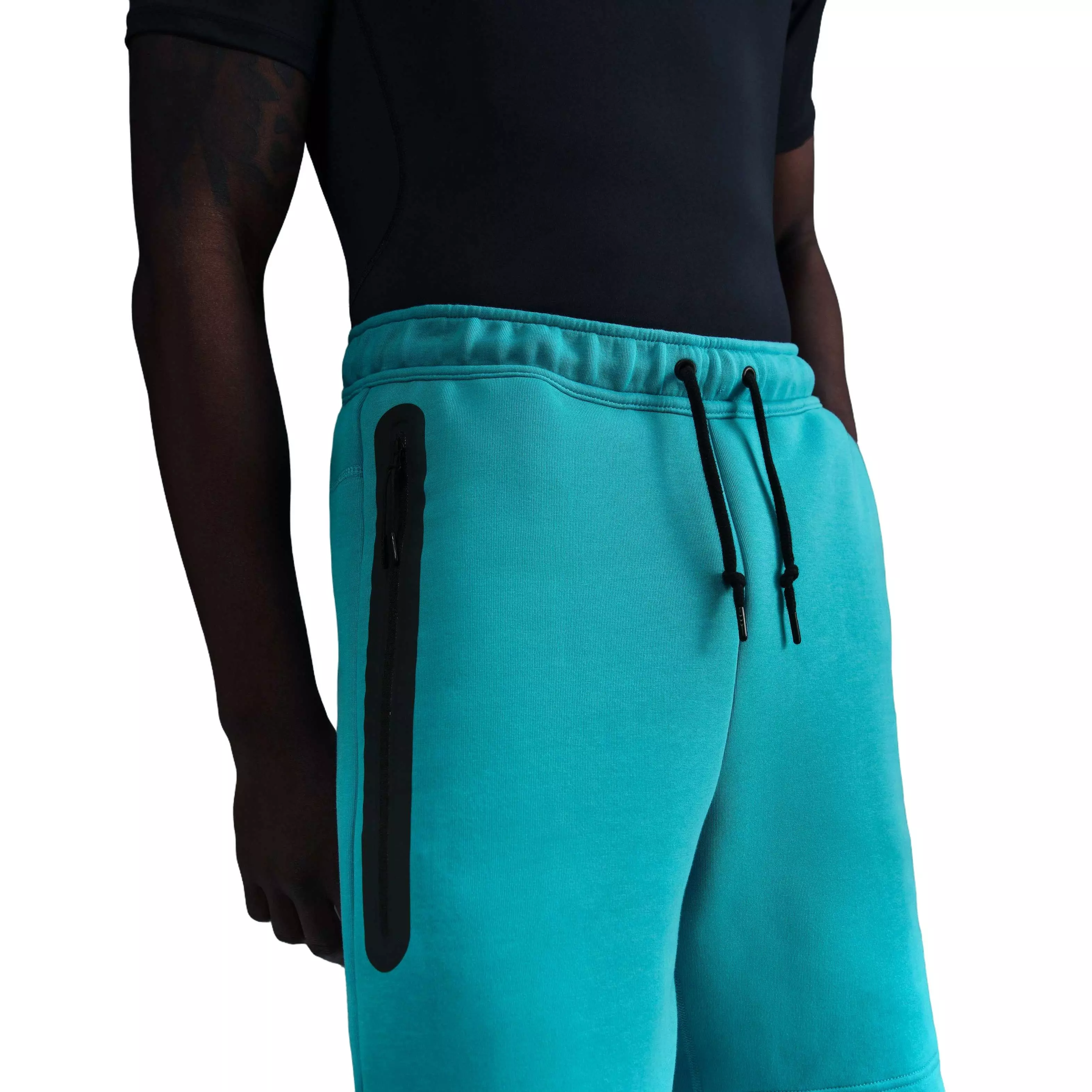 Nike Men's Tech Fleece Shorts - Violet Ice - TURQUOISE 