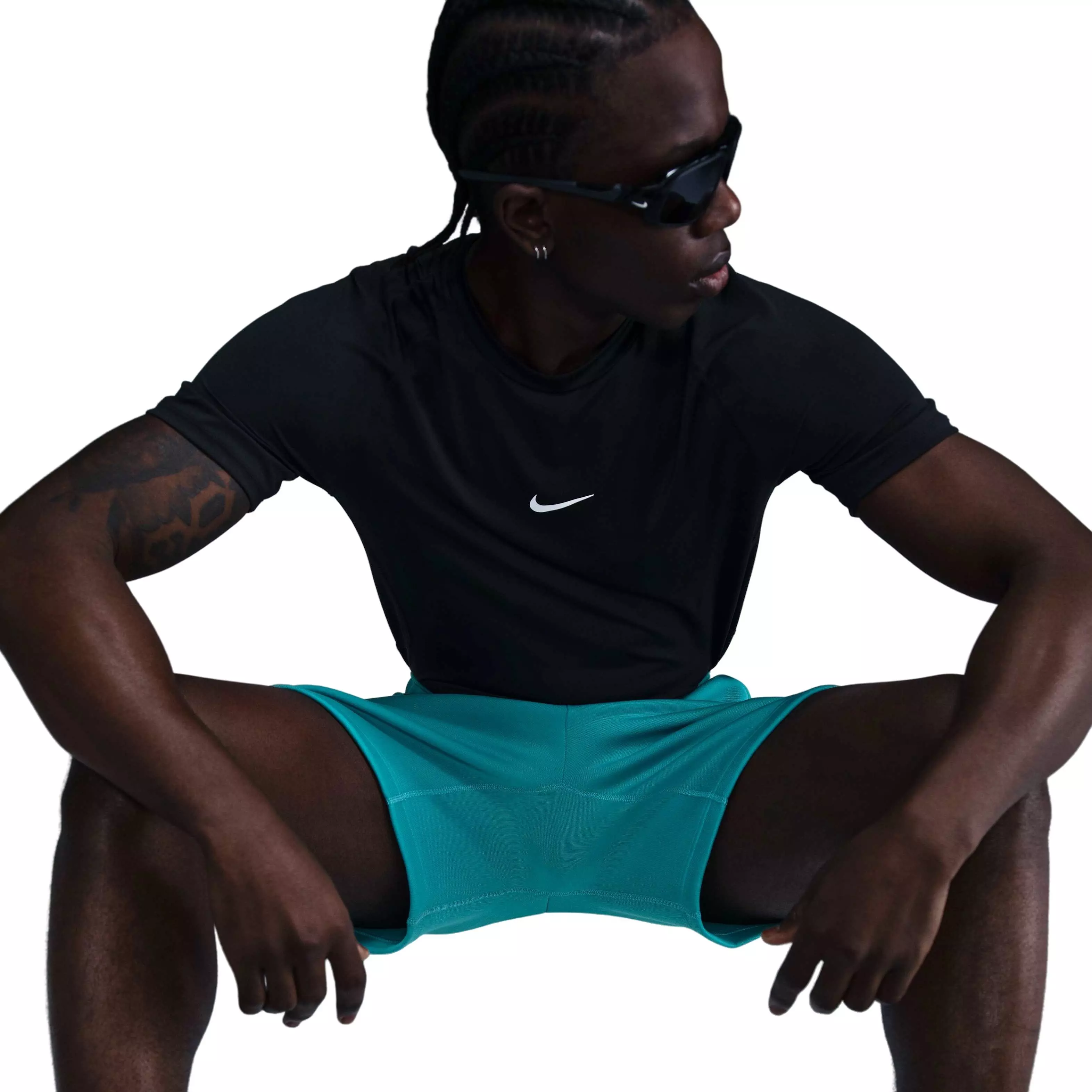 Nike Men's Tech Fleece Shorts - TURQUOISE 