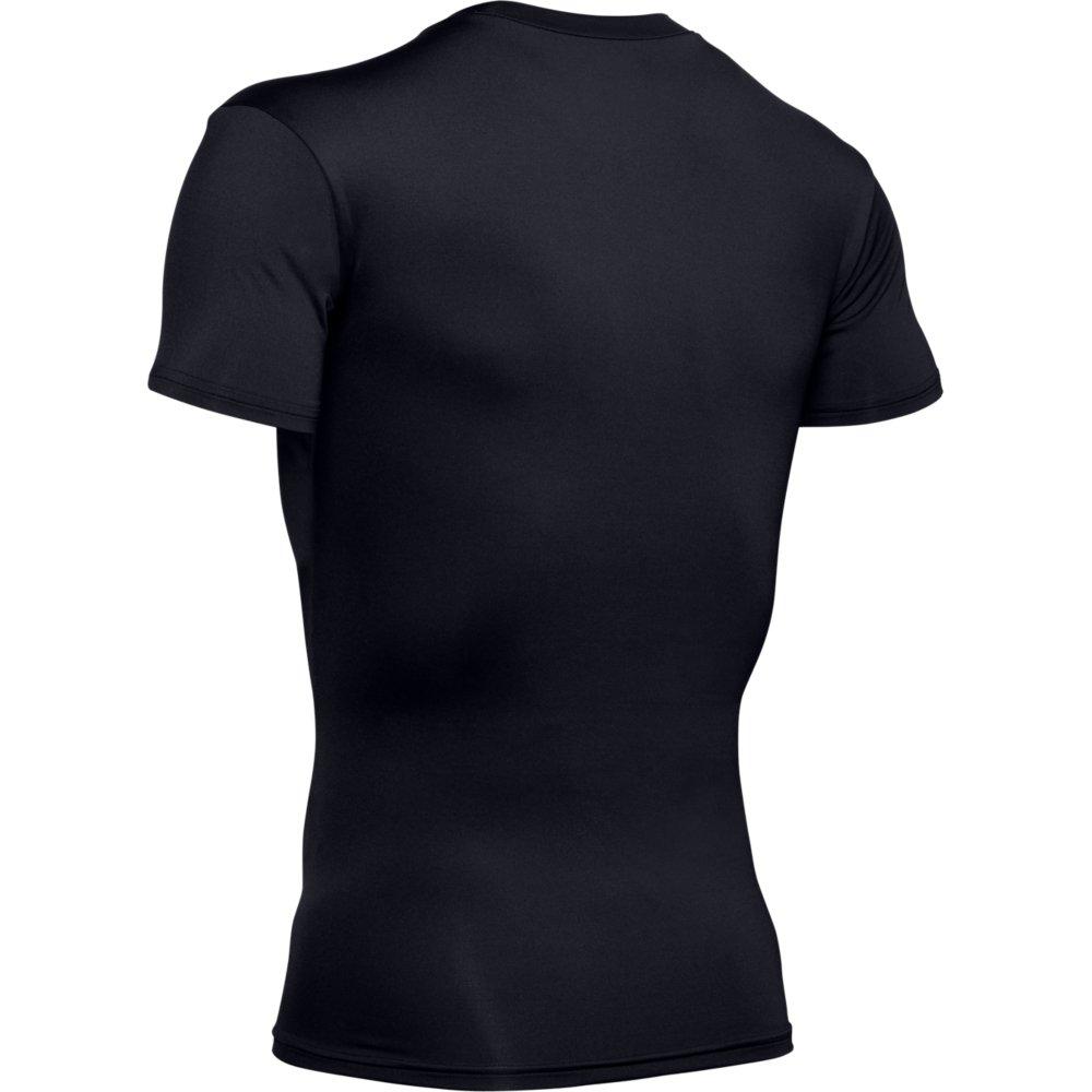 Under Armour Men's Tactical HeatGear Compression V-Neck T-Shirt - BLACK Thumbnail View 5