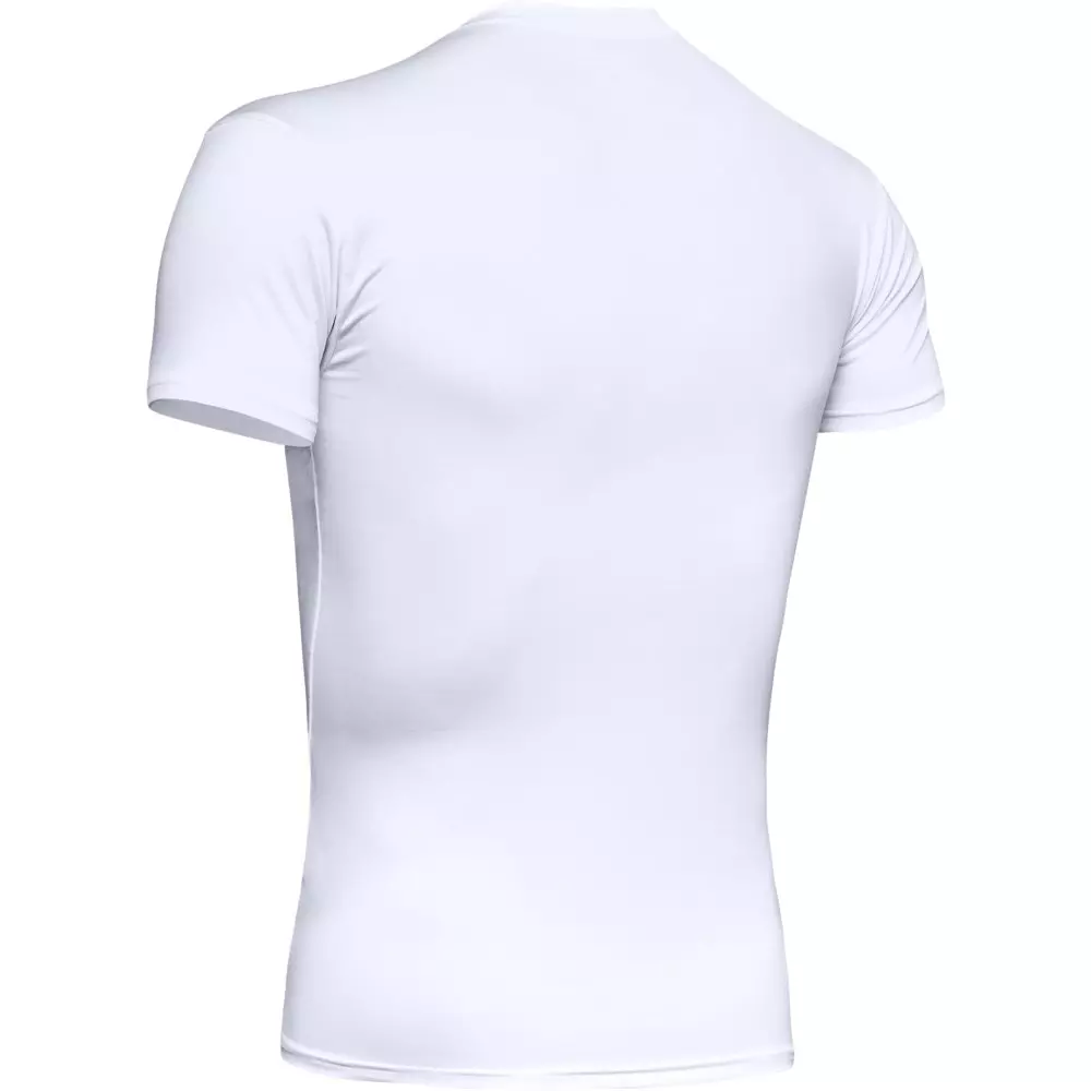 Under Armour Men's Tactical HeatGear Compression V-Neck T-Shirt - WHITE