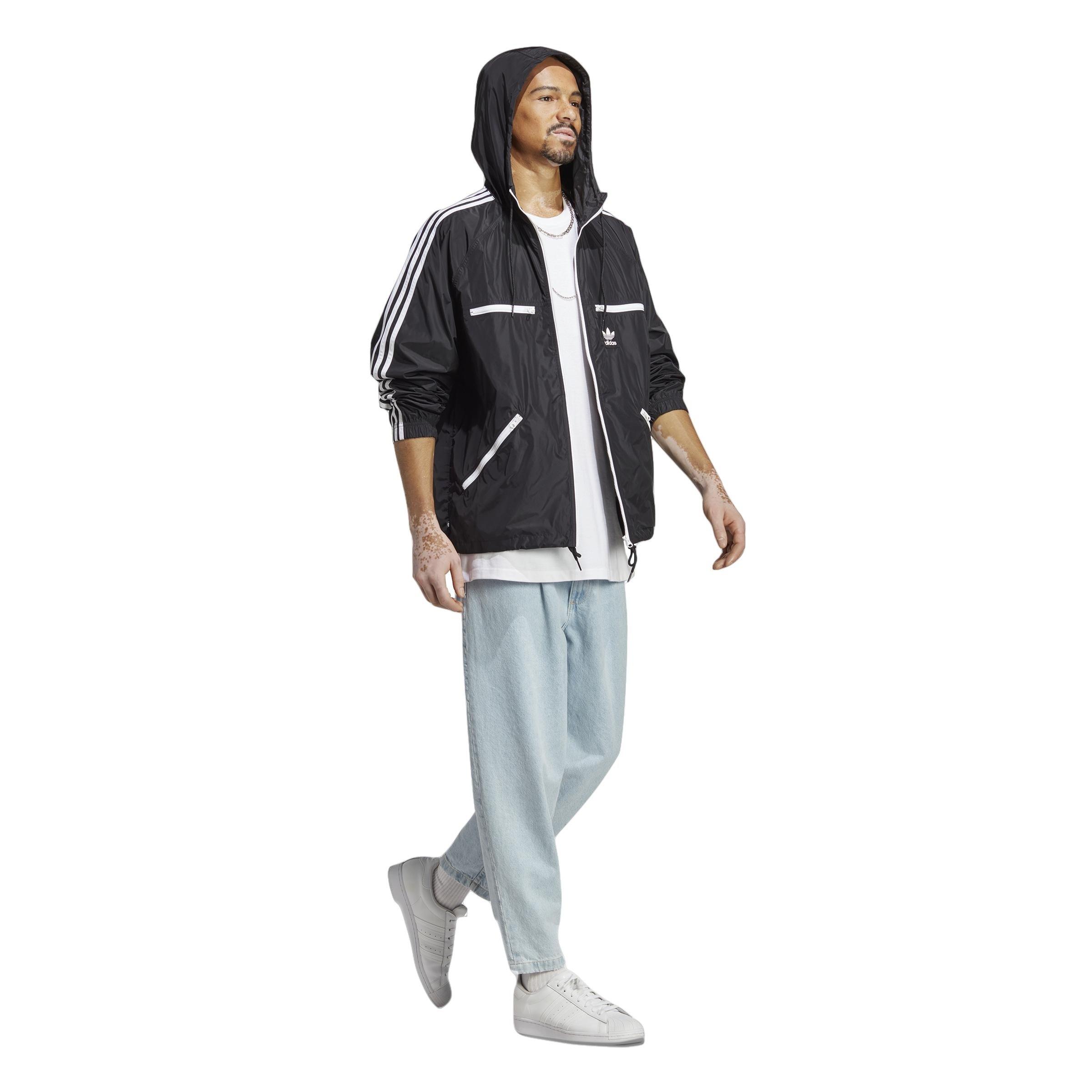 adidas Originals Men's Adicolor Classics Windbreaker-Black