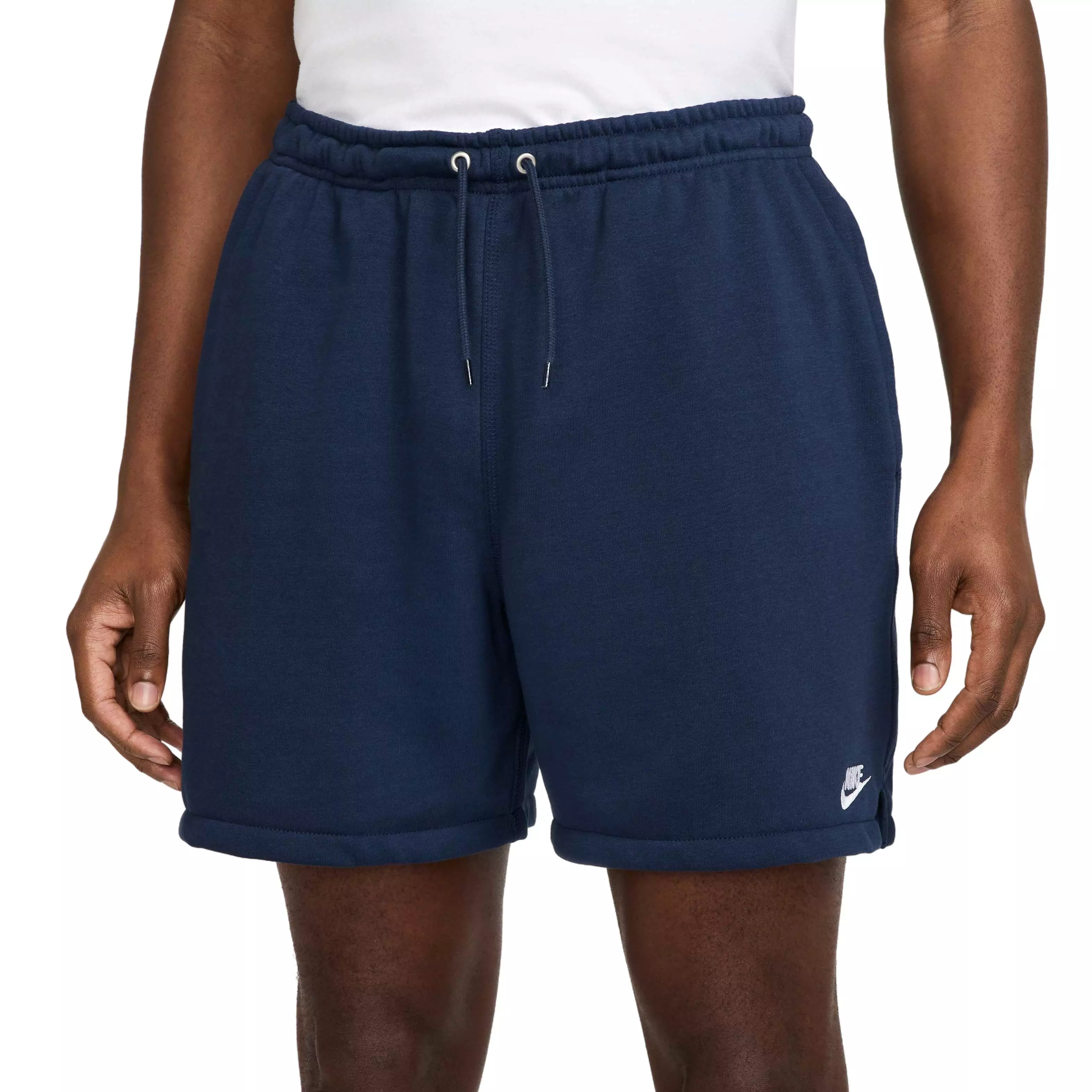 Nike Men's Club Flow French Terry Shorts - Blue - BLUE