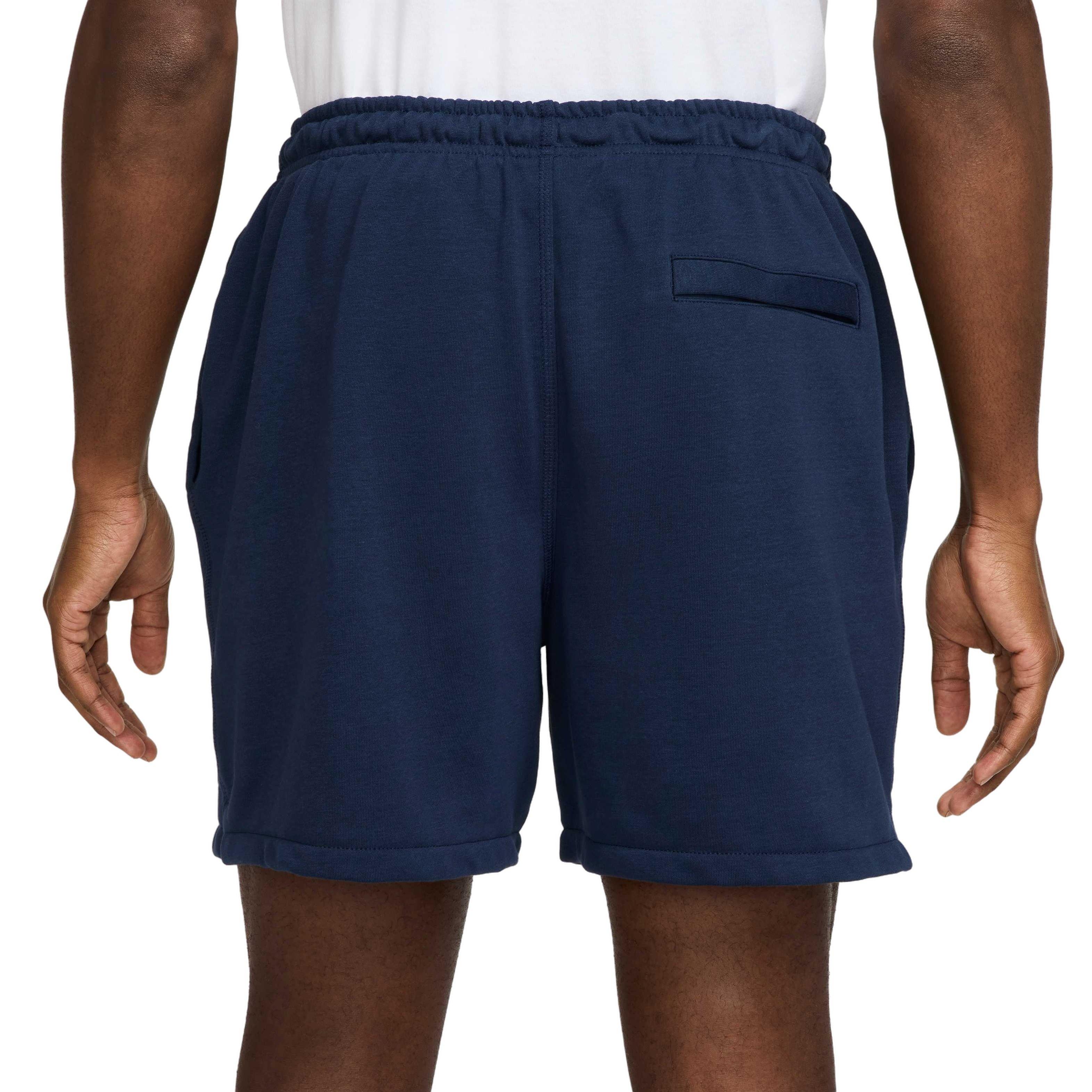 Nike Men's Club Flow French Terry Shorts - Blue - BLUE Thumbnail View 2