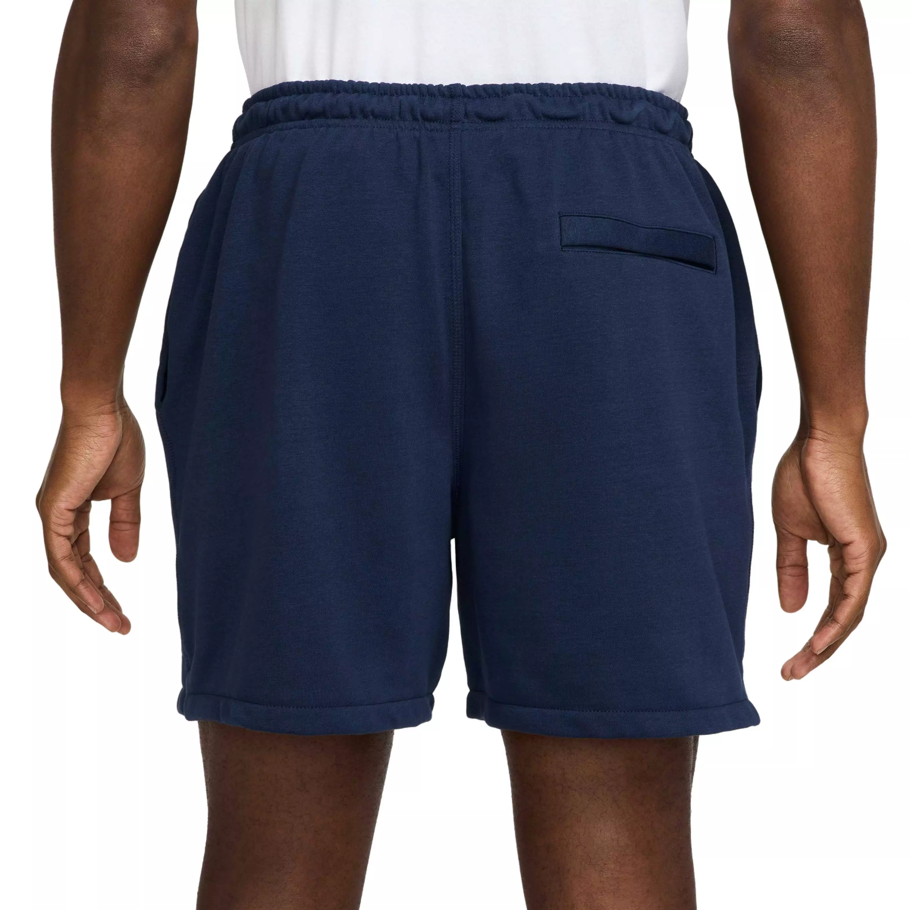 Nike Men's Club Flow French Terry Shorts -Blue - BLUE