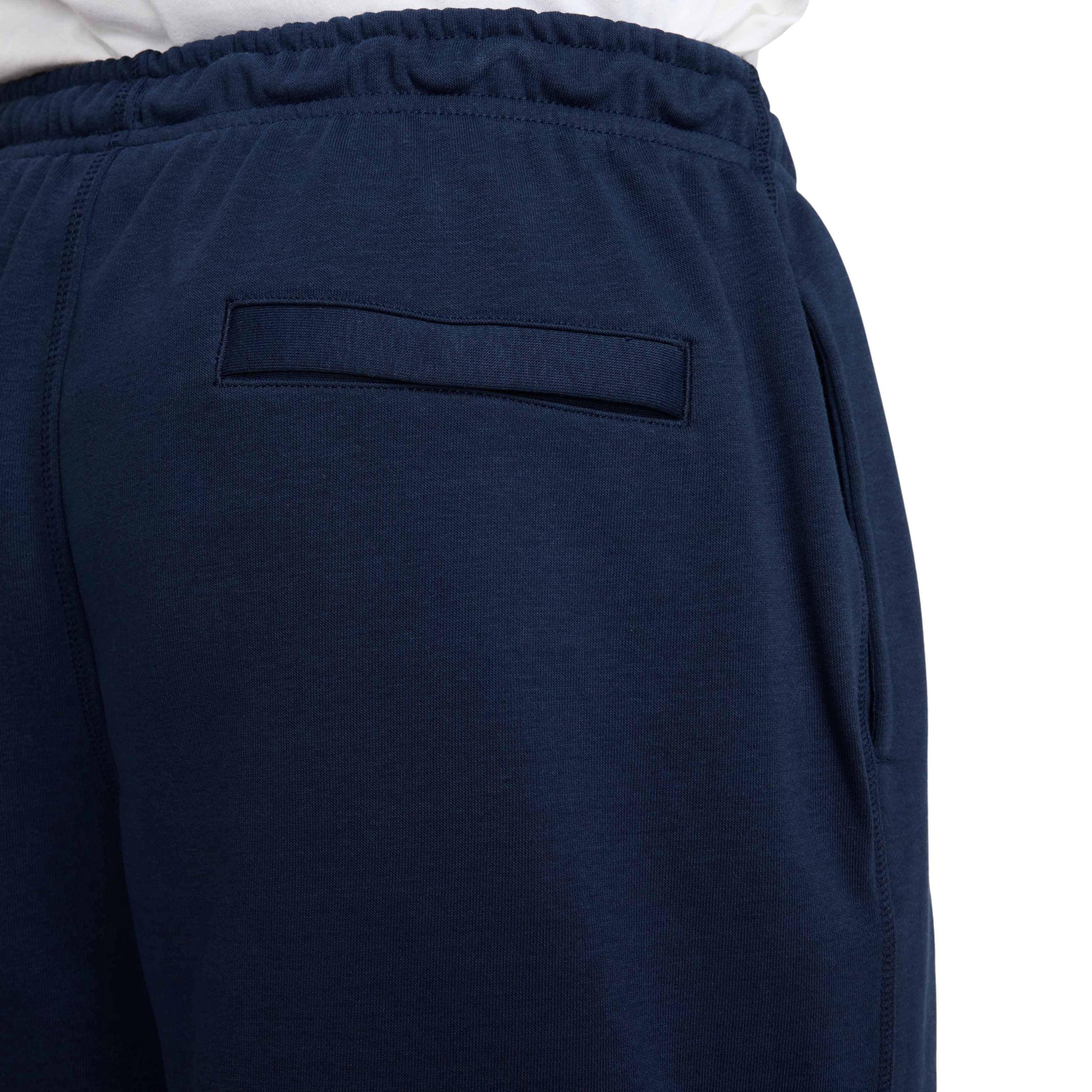 Nike Men's Club Flow French Terry Shorts - Blue - BLUE Thumbnail View 5