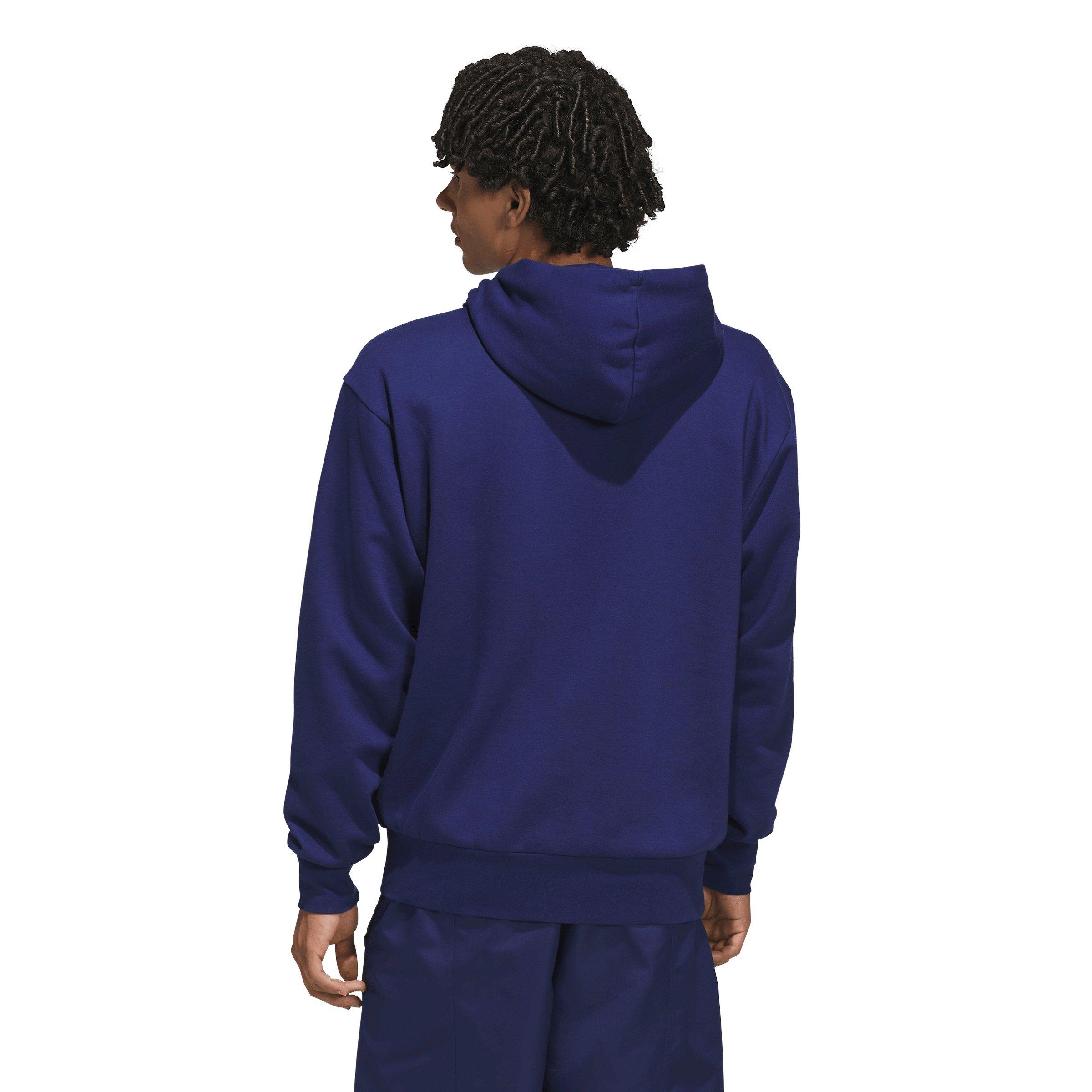 adidas Men's Camo Big Logo Graphic Hoodie - Dk Blue - DK BLUE