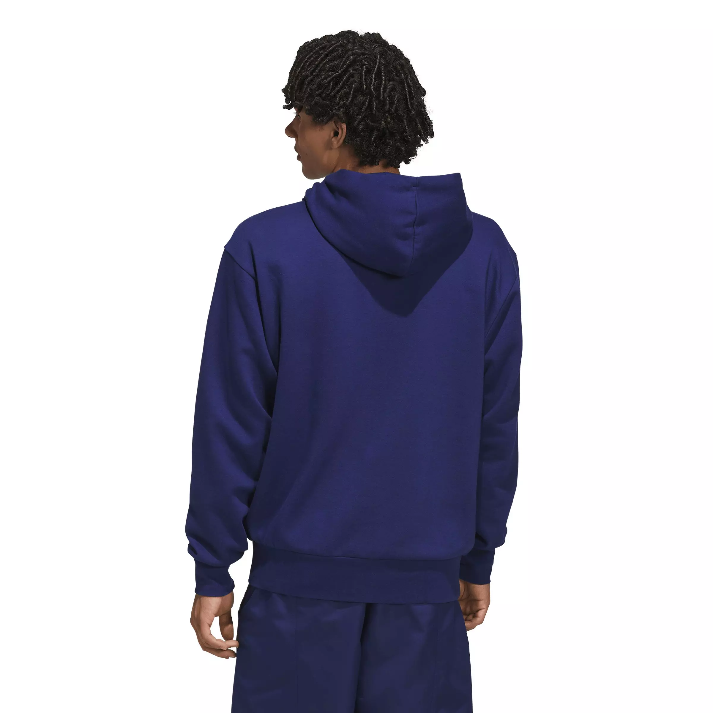 adidas Men's Camo Big Logo Graphic Hoodie - Dk Blue - DK BLUE