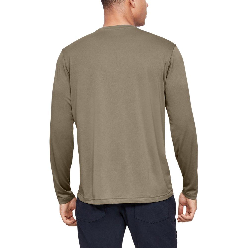 Under Armour Men's Tactical Tech Long Sleeve T-Shirt - TAN Thumbnail View 2