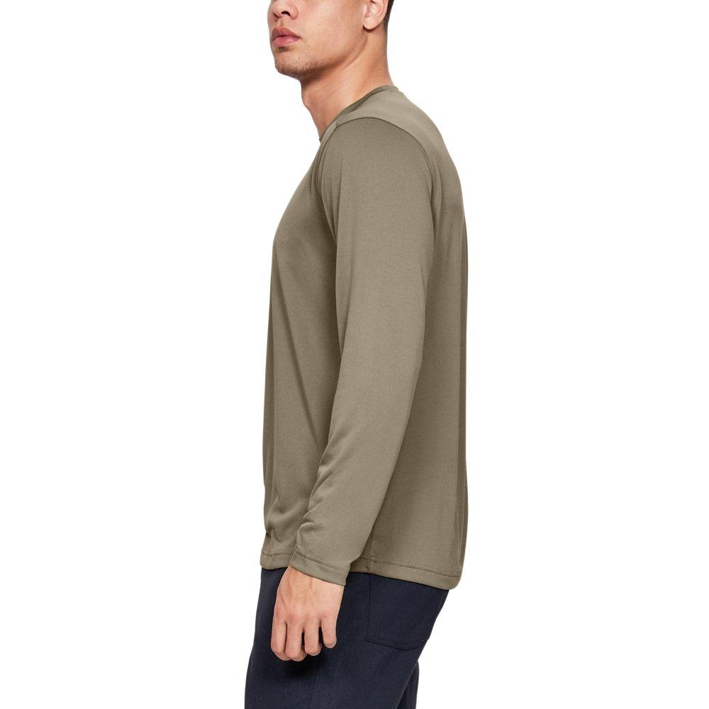 Under Armour Men's Tactical Tech Long Sleeve T-Shirt - TAN Thumbnail View 3