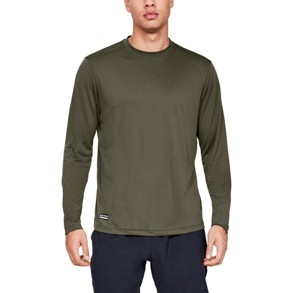Under Armour Men's Tactical Tech Long Sleeve T-Shirt - GREEN Thumbnail View 1