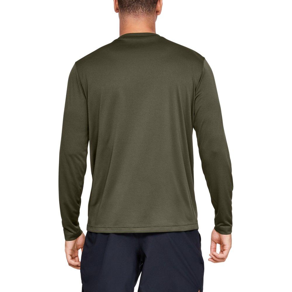 Under Armour Men's Tactical Tech Long Sleeve T-Shirt - GREEN Thumbnail View 2