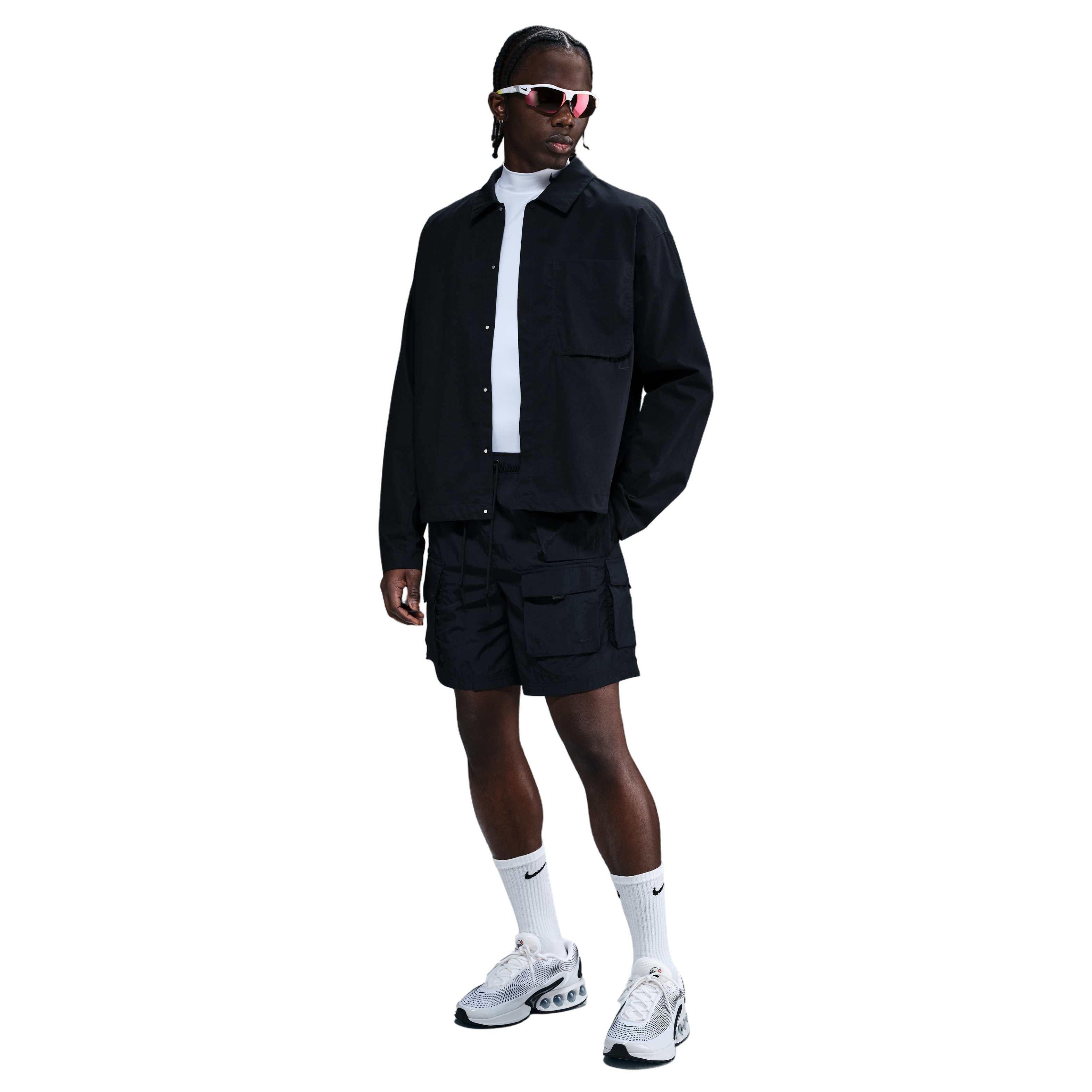 Nike Men's Tech Woven Cargo Shorts - BLACK Thumbnail View 1