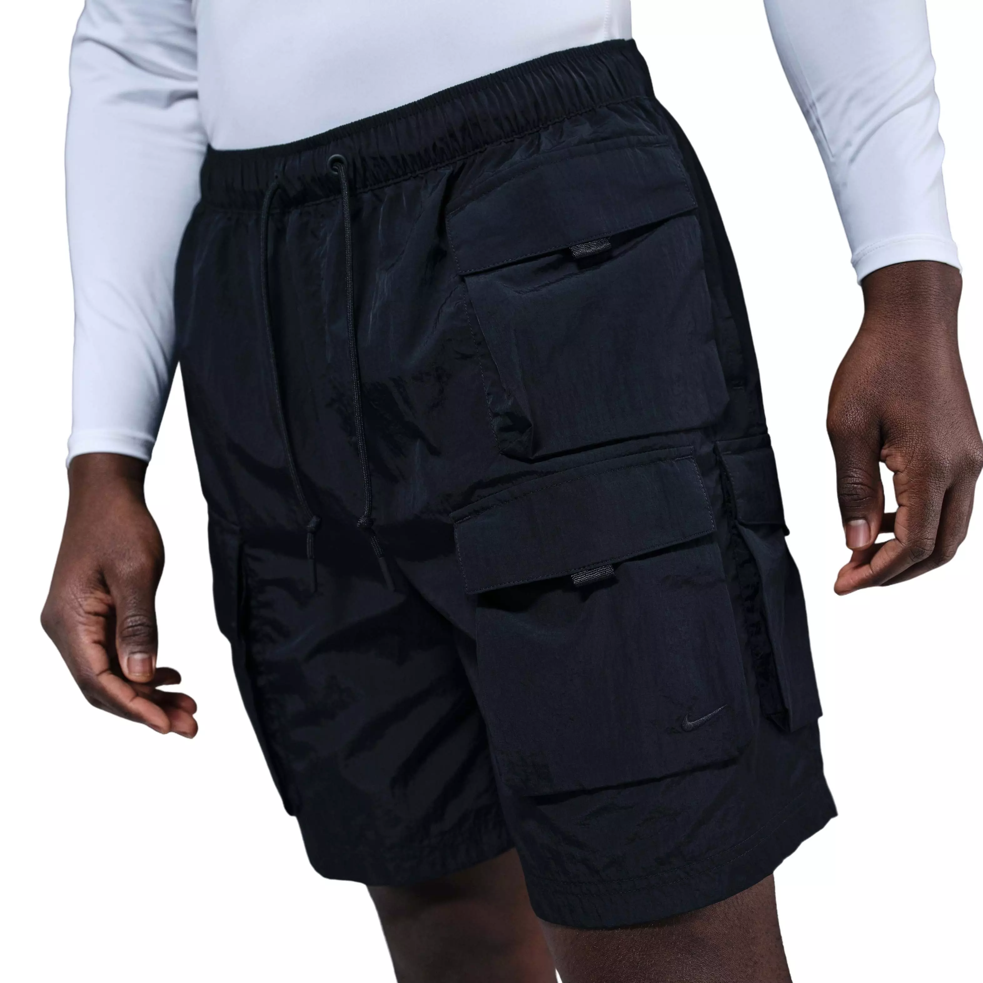 Nike Men's Tech Woven Cargo Shorts - BLACK