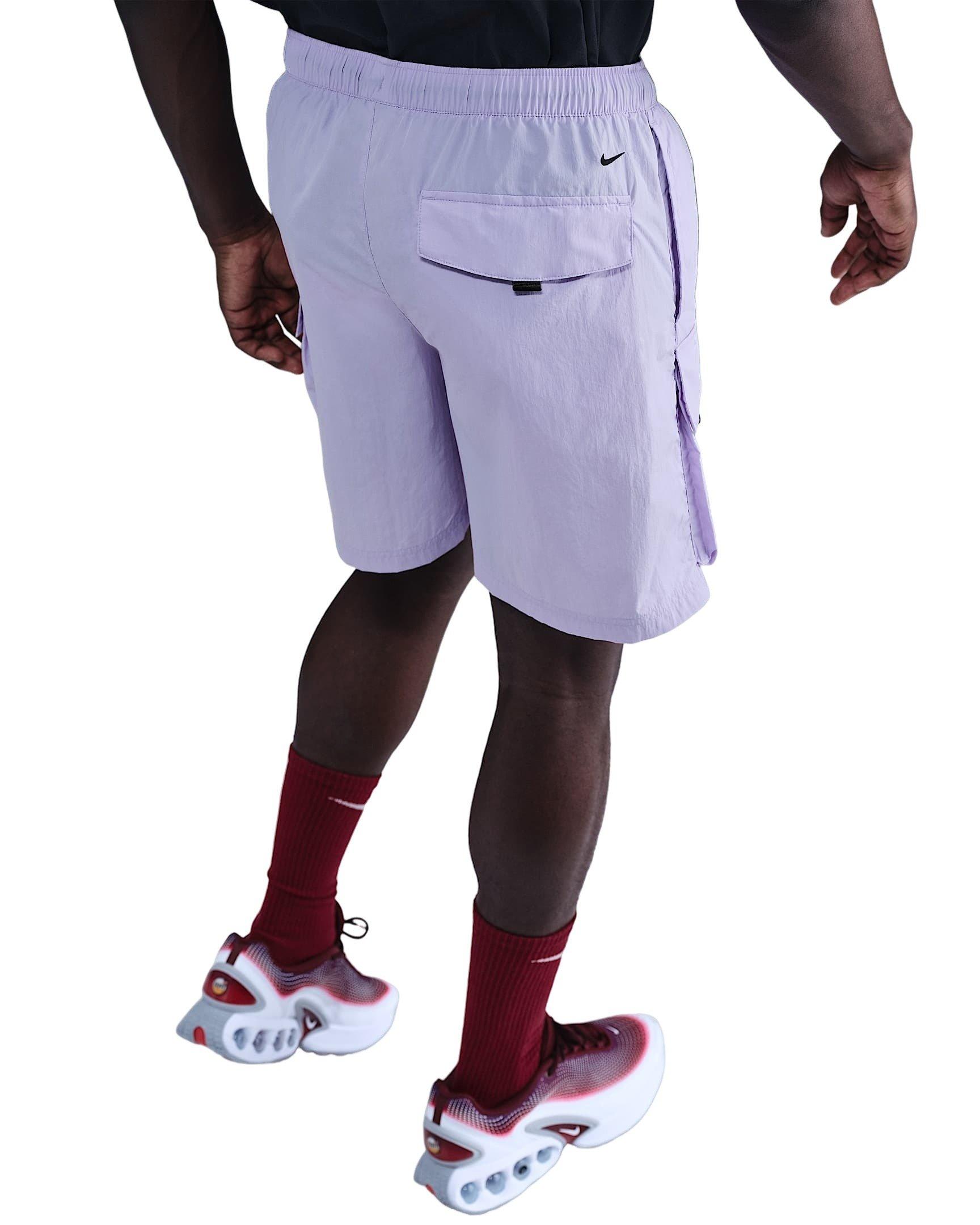 Nike Men's Tech Woven Cargo Shorts - PURPLE Thumbnail View 2