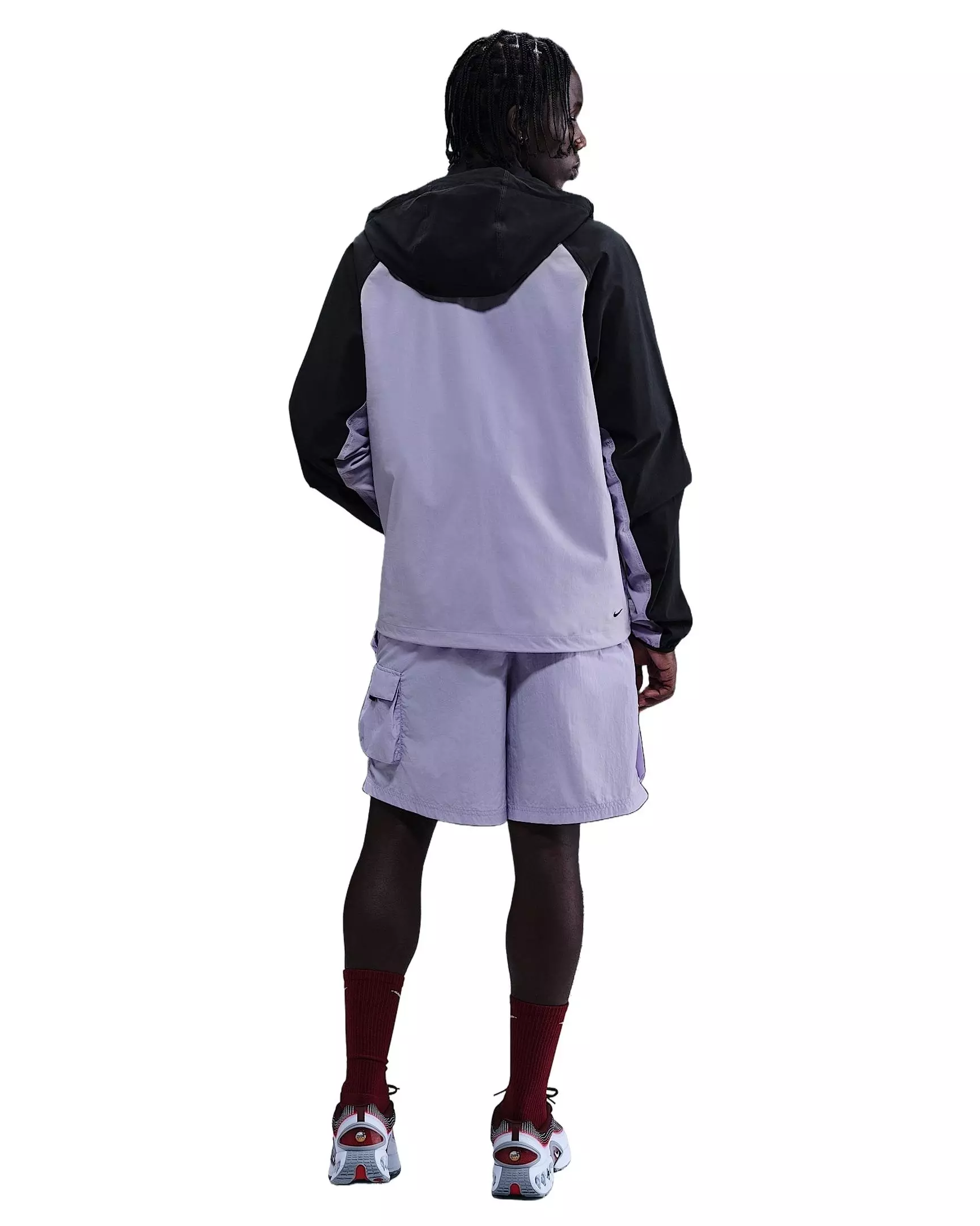 Nike Men's Tech Woven Cargo Shorts - PURPLE