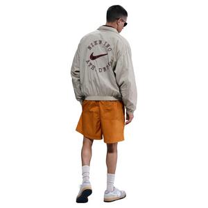 Nike Men's Club Flow Wash Shorts -Orange