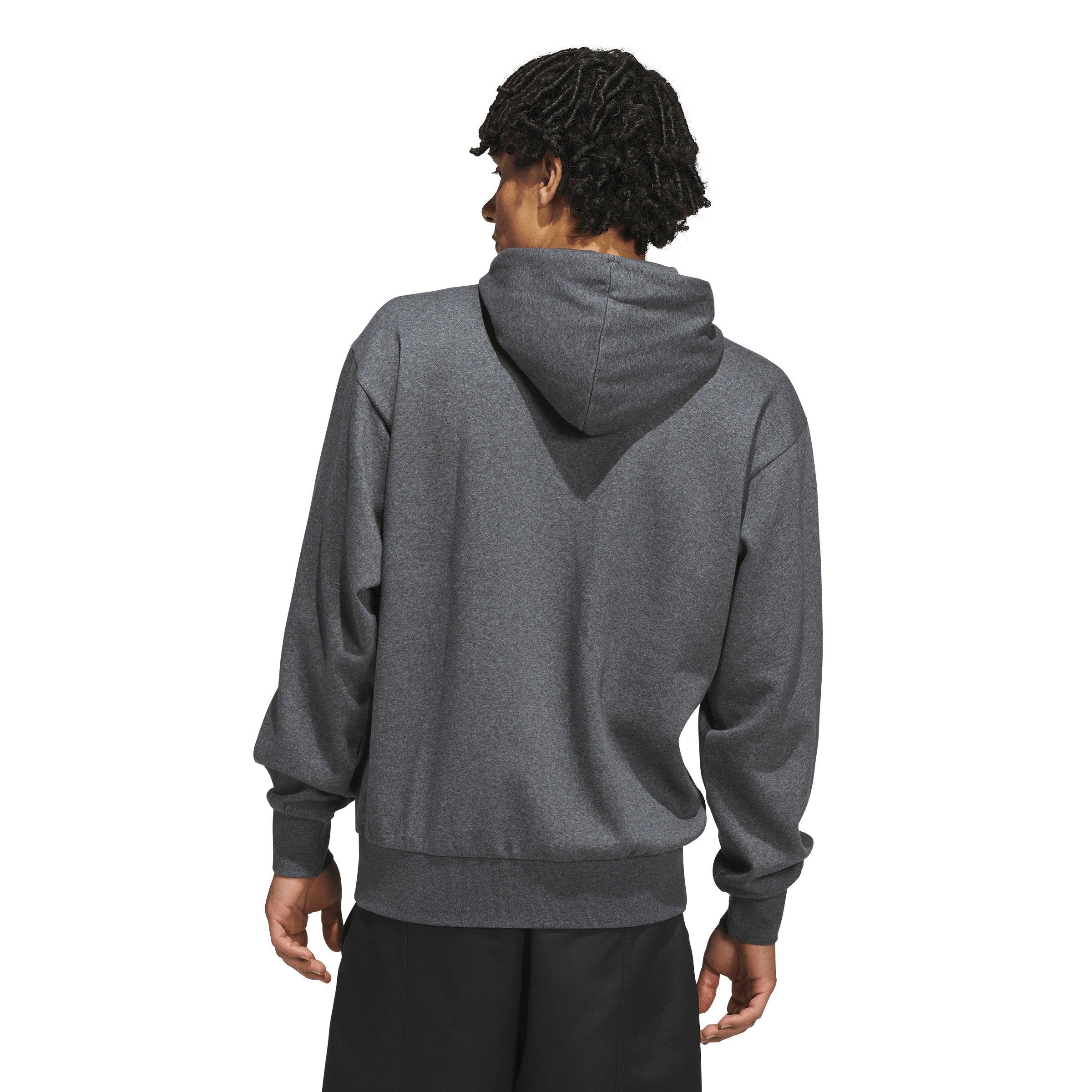 adidas Men's Camo Big Logo Graphic Hoodie - Dk Grey - DK GREY