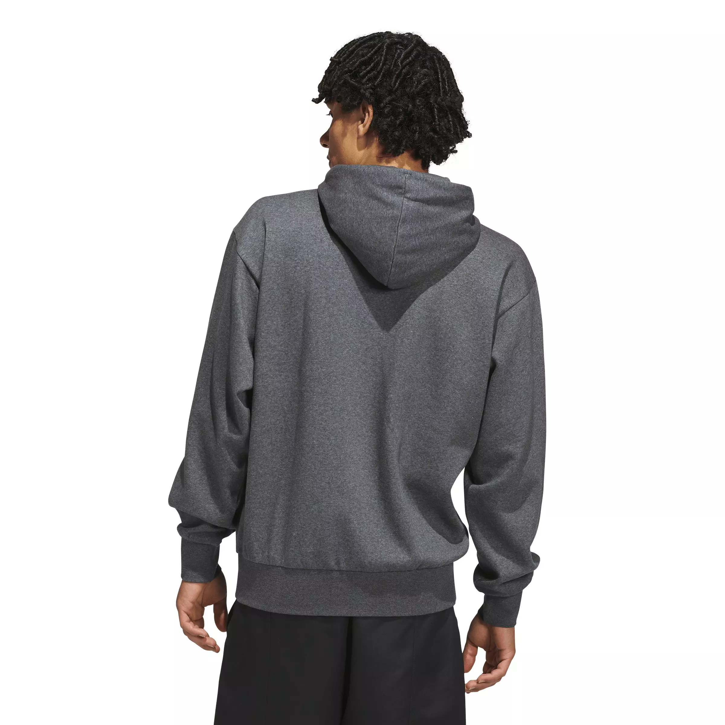 adidas Men's Camo Big Logo Graphic Hoodie - Dk Grey - DK GREY