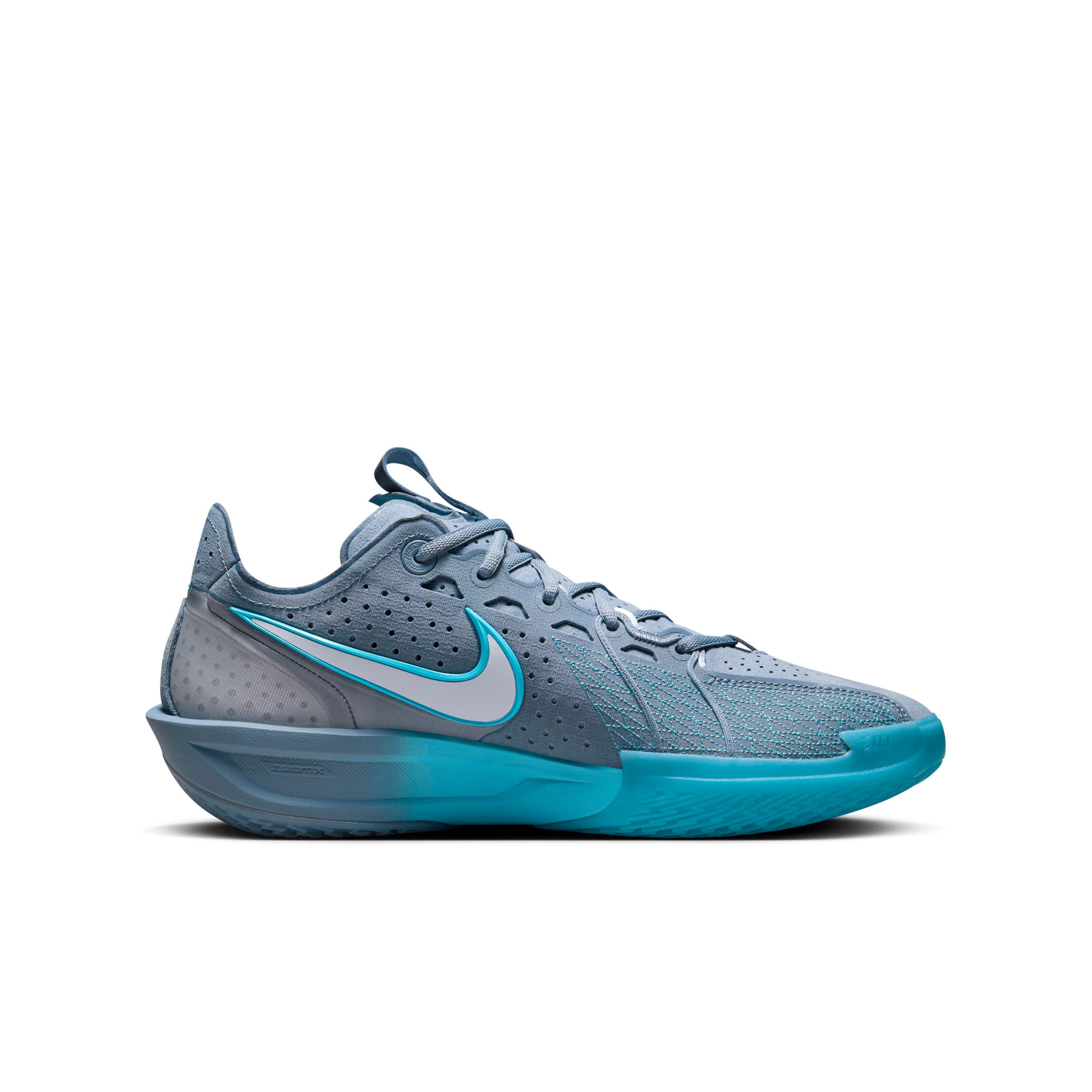 Nike G.T. Cut 3バスケットボールシューズ グレー/ブルー Nike G.T. Cut 3 Grade School Low Top Basketball Shoe - Blue