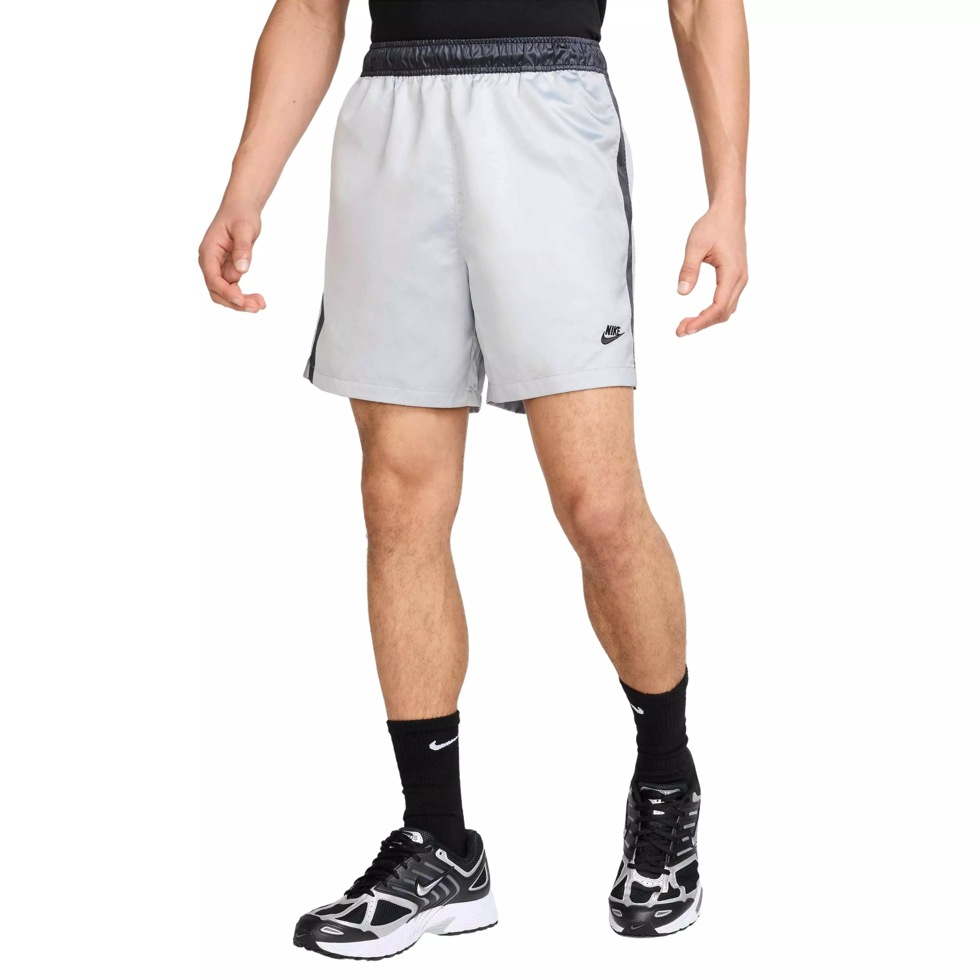 Nike Men's Club Flow Football Shorts - Grey - GREY