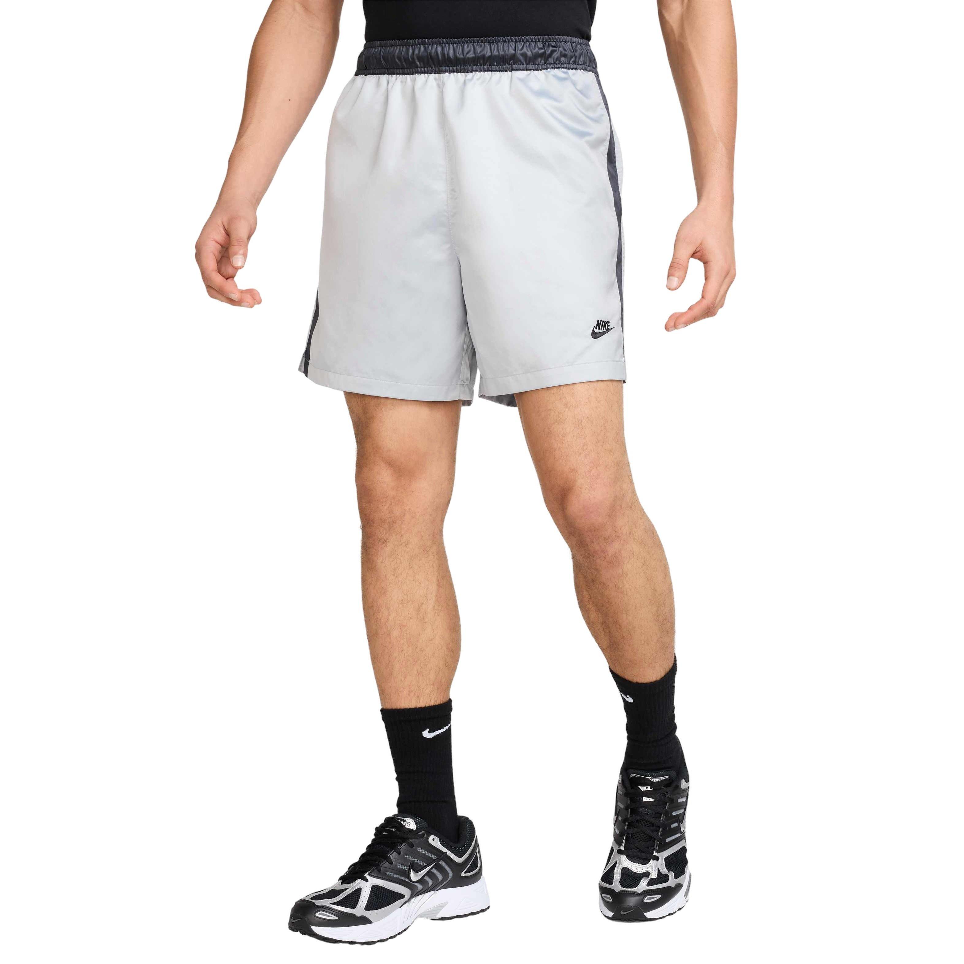 Nike Men's Club Flow Football Shorts -Grey - GREY Thumbnail View 3