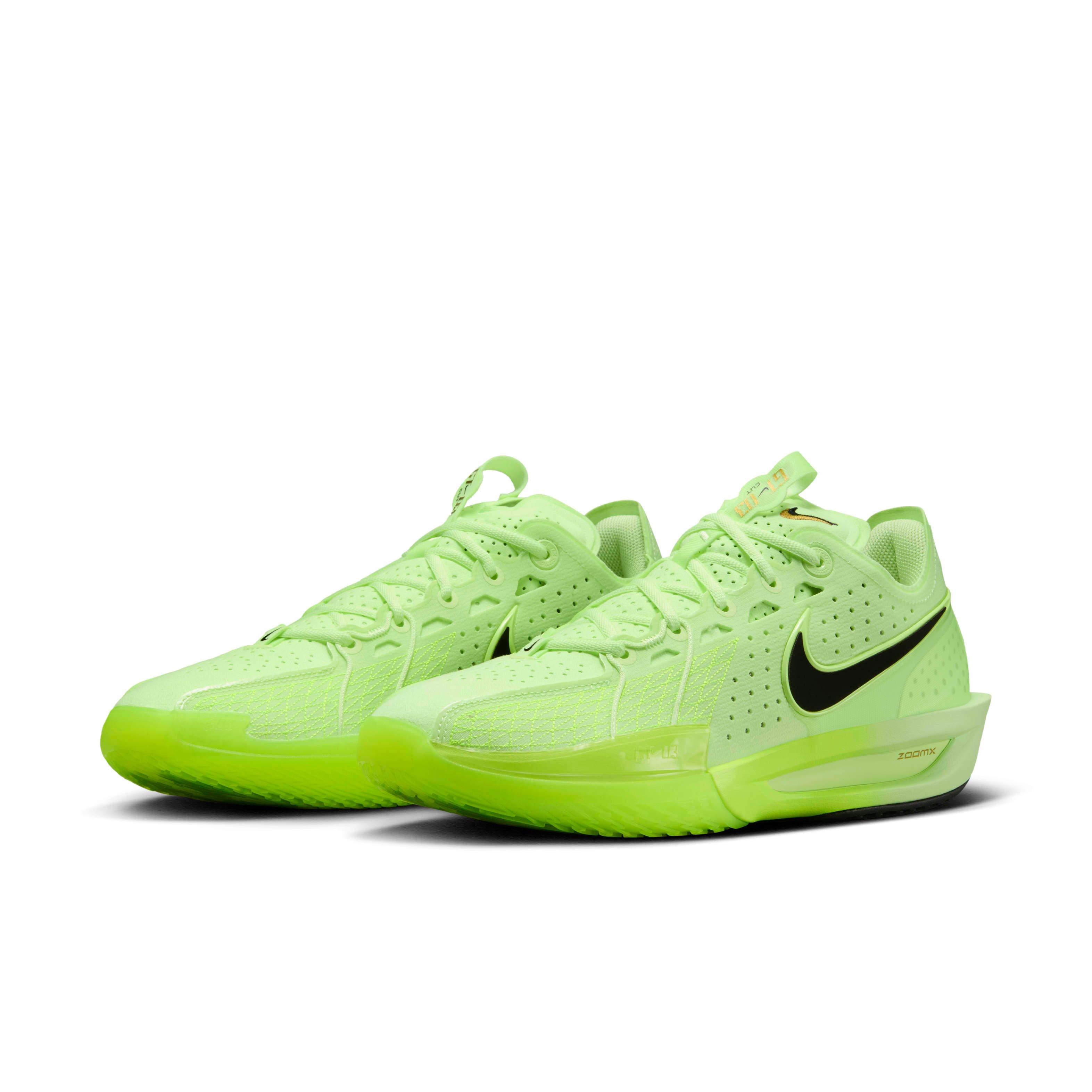 Nike G.T. Cut 3 Grade School Boys' "Barely Volt/Black/Volt/Metallic Gold" Basketball Shoe
