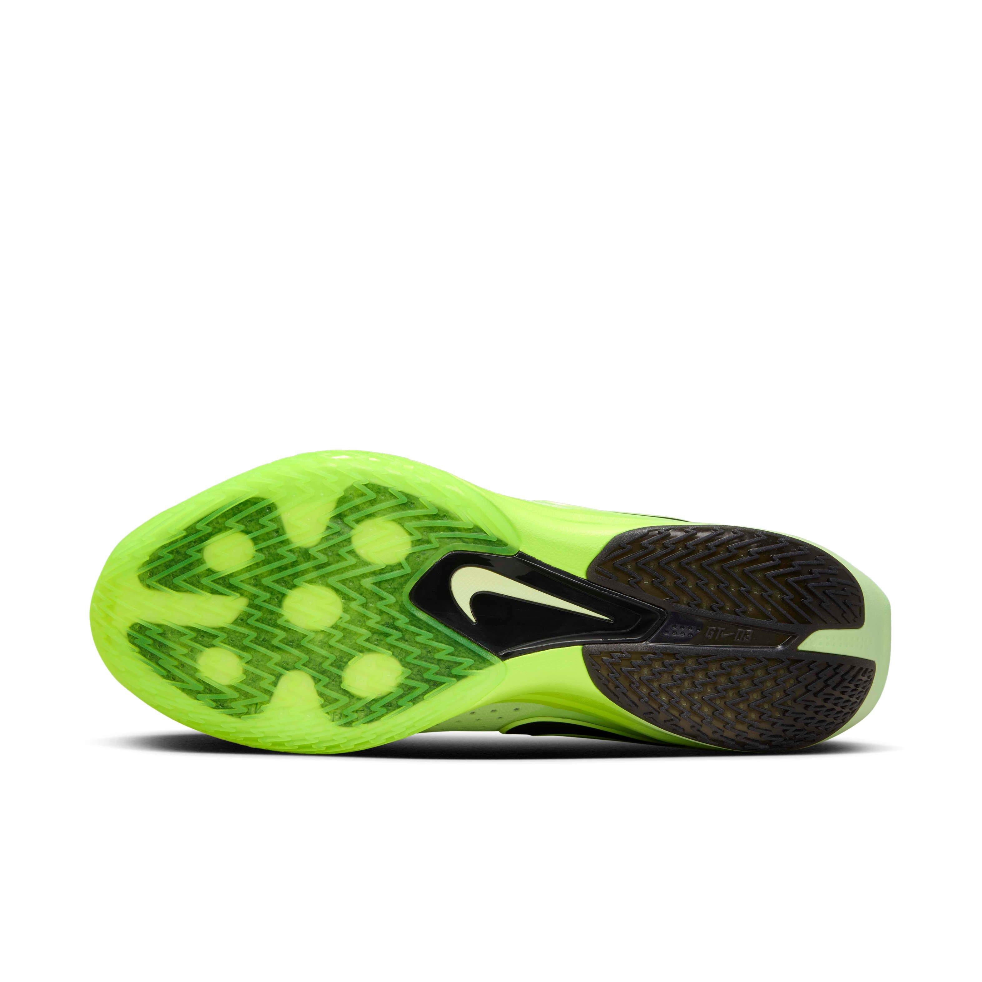 Nike G.T. Cut 3 Grade School Boys' "Barely Volt/Black/Volt/Metallic Gold" Basketball Shoe