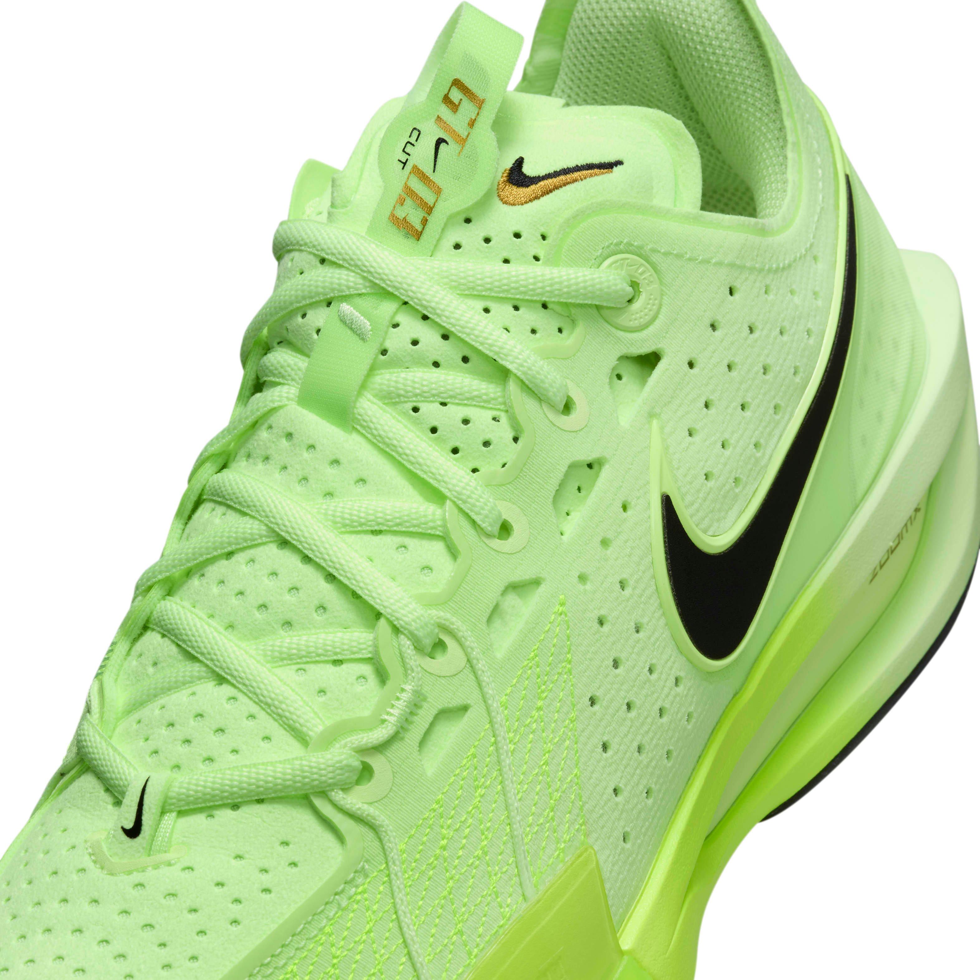 Nike G.T. Cut 3 Grade School Boys' "Barely Volt/Black/Volt/Metallic Gold" Basketball Shoe