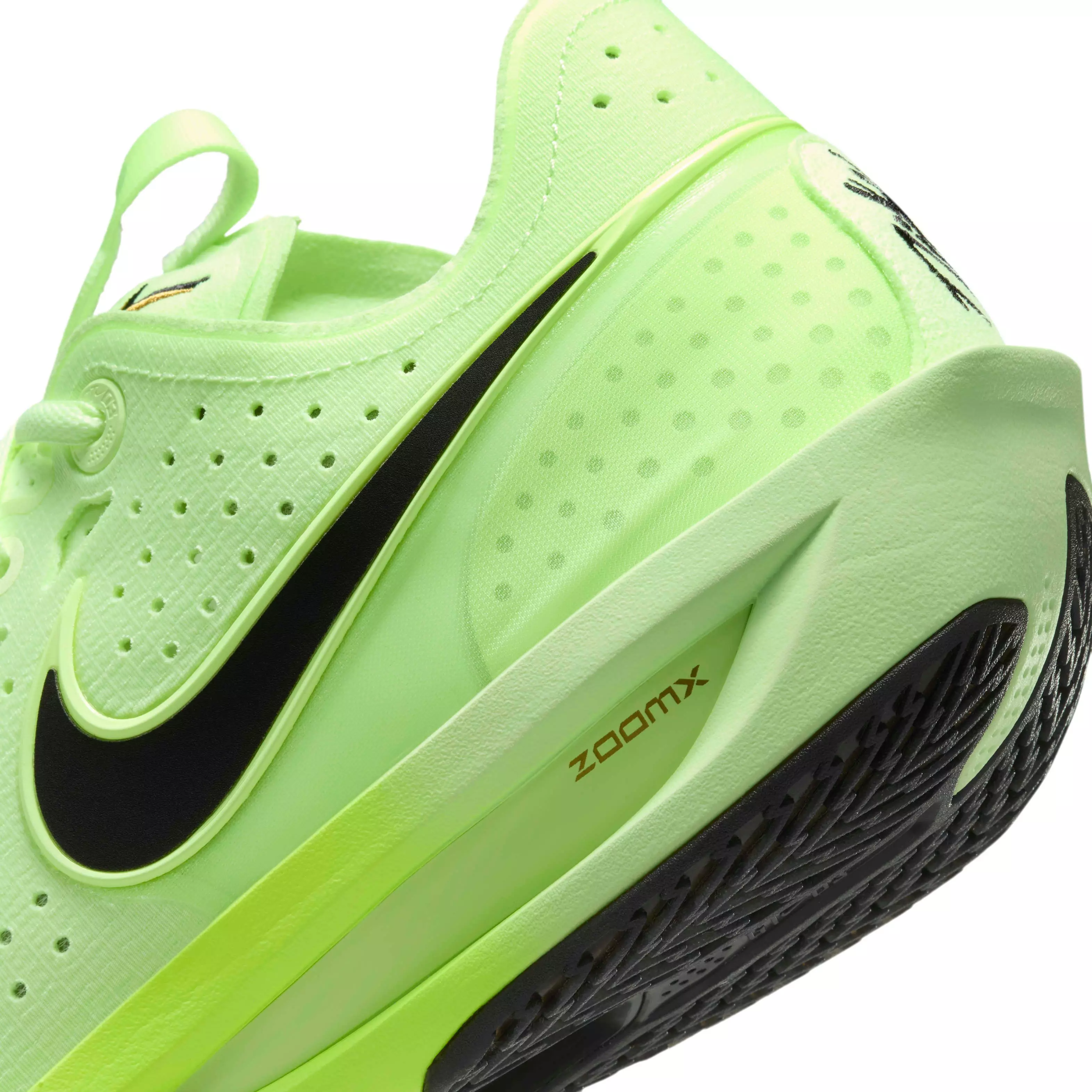 Nike G.T. Cut 3 "Barely Volt/Black/Volt/Metallic Gold" Grade School Boys' Basketball Shoe - VOLT/BLACK/VOLT/GOLD