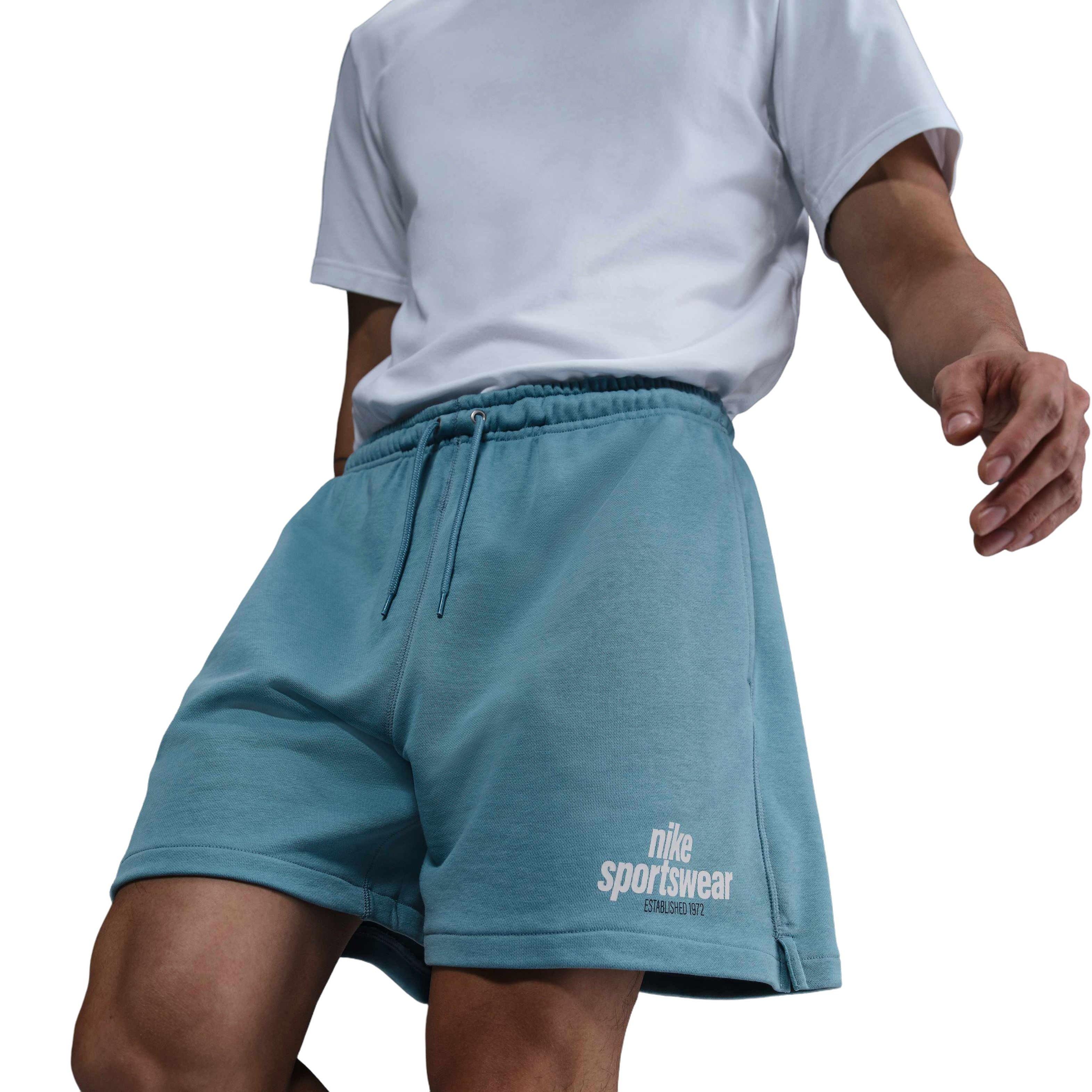 Nike Men's Club French Terry Flow Shorts - BLUE Thumbnail View 1