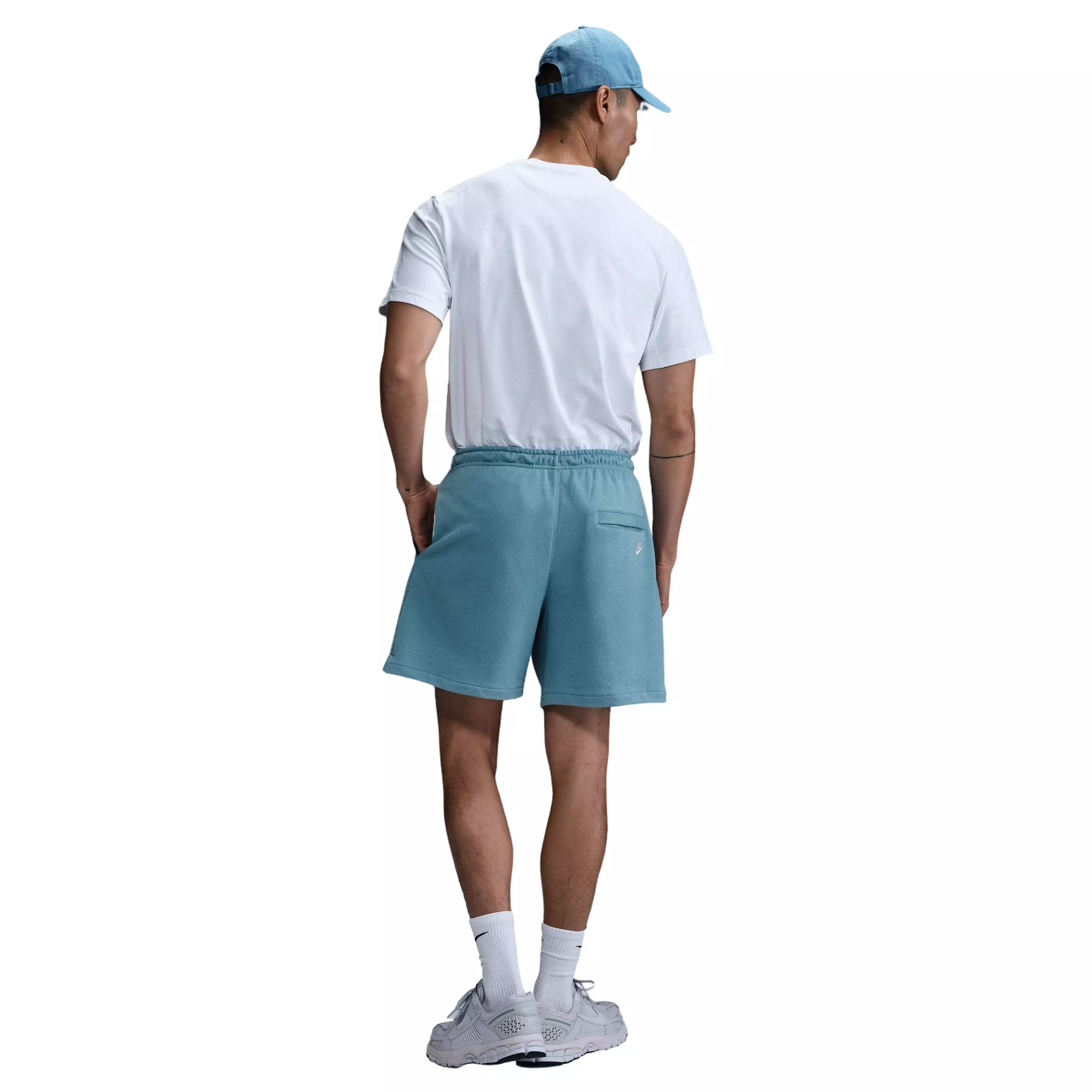 Nike Men's Club French Terry Relaxed Flow Shorts - BLUE