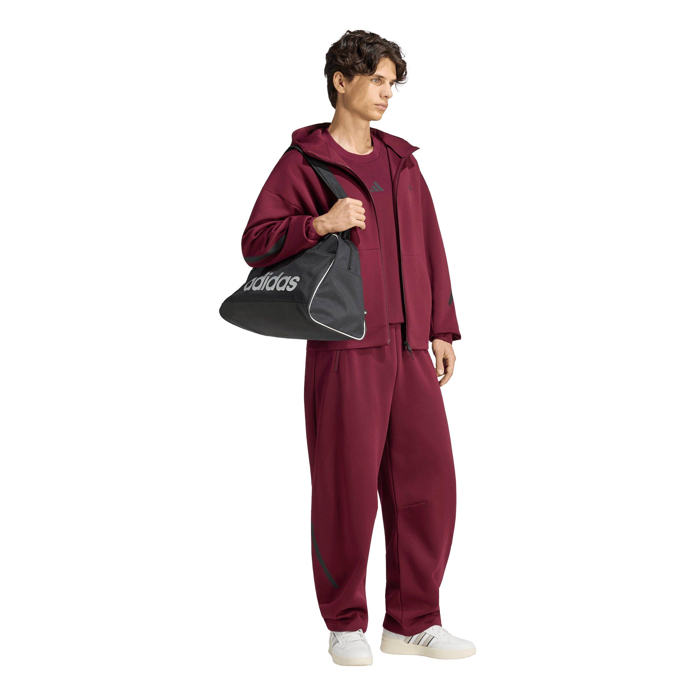 adidas Men's Z.N.E. Full-Zip Track Top - Maroon - MAROON