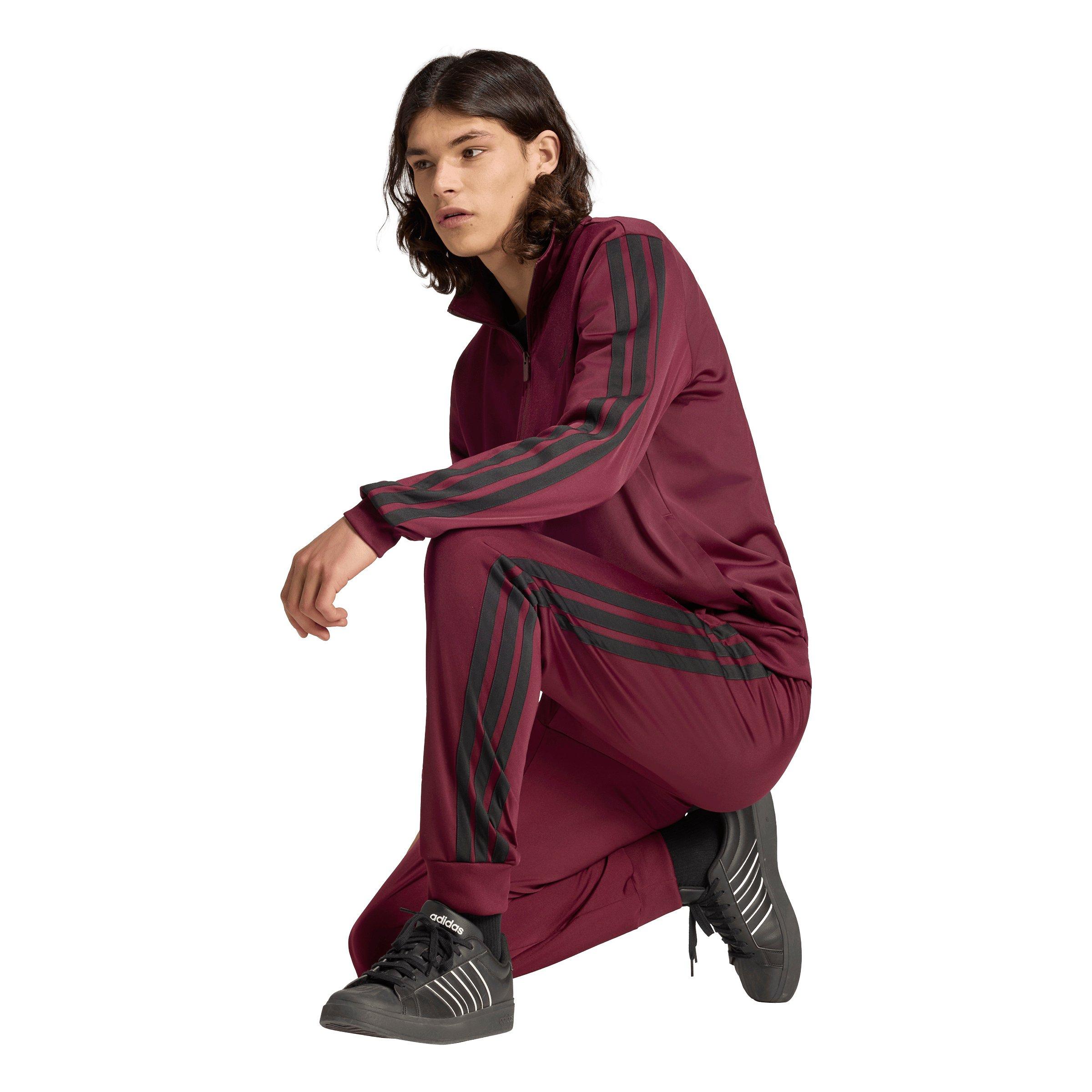 adidas Men's Dayready Tracktop - Maroon - MAROON