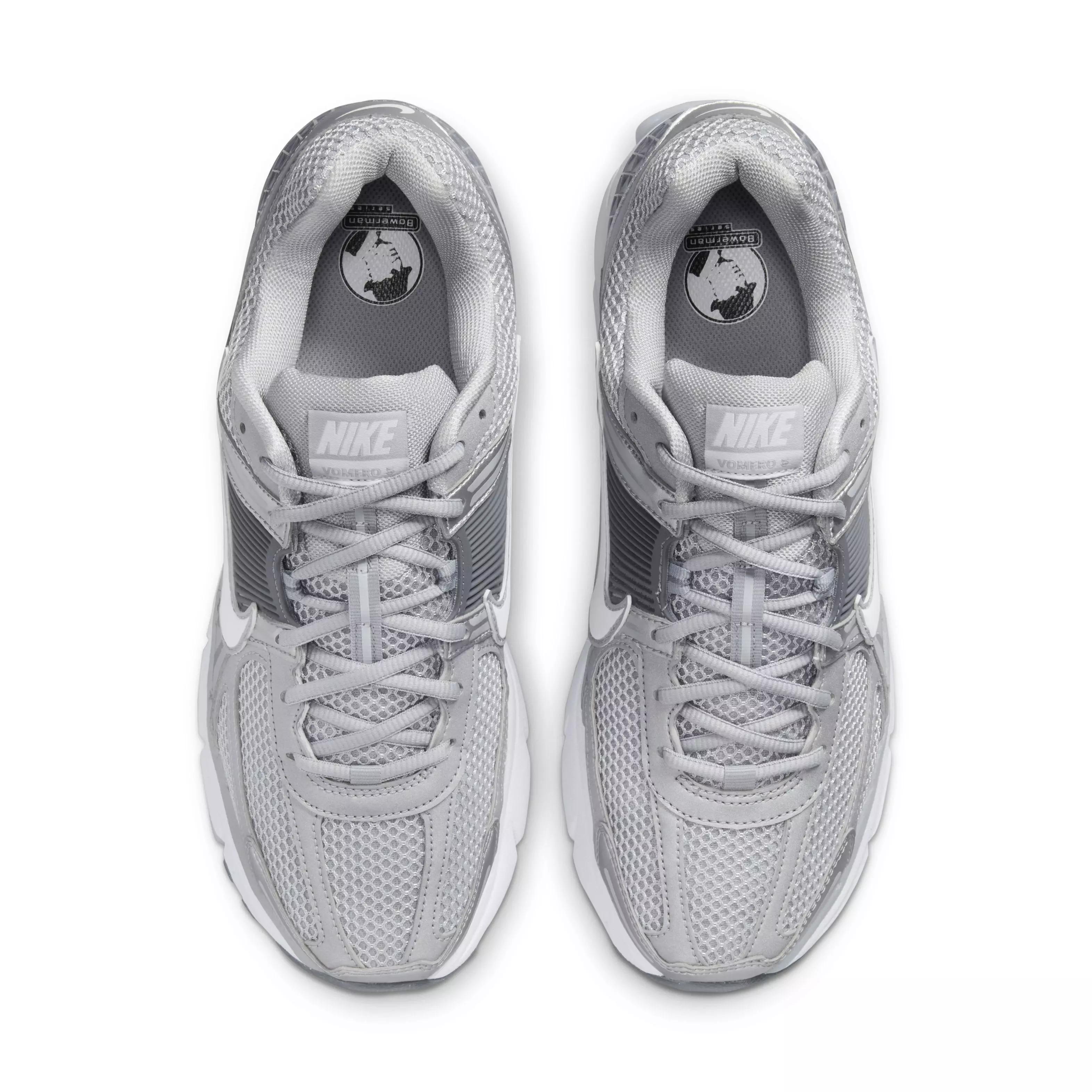 Nike Vomero 5 "Wolf Grey/Metallic Silver/Cool Grey/White" Grade School Boys' Shoe - GREY/SILVER/GREY/WHITE