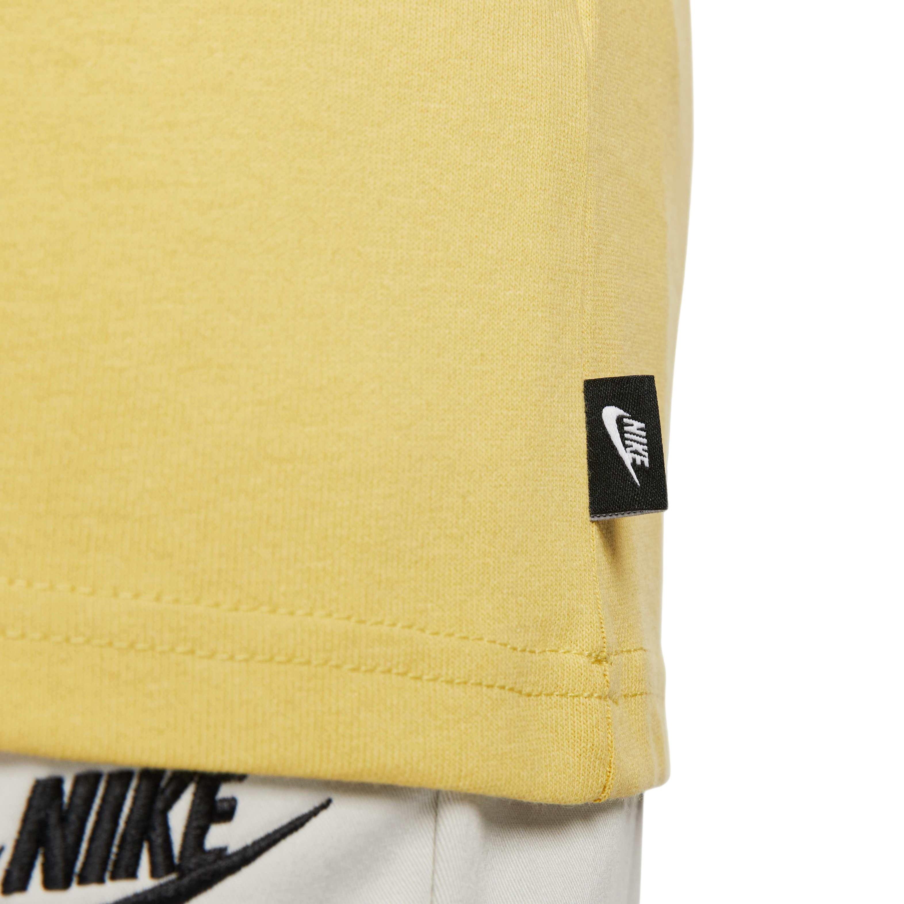 Nike Men's Sportswear premium Essentials Sustainable Tee - YELLOW Thumbnail View 5