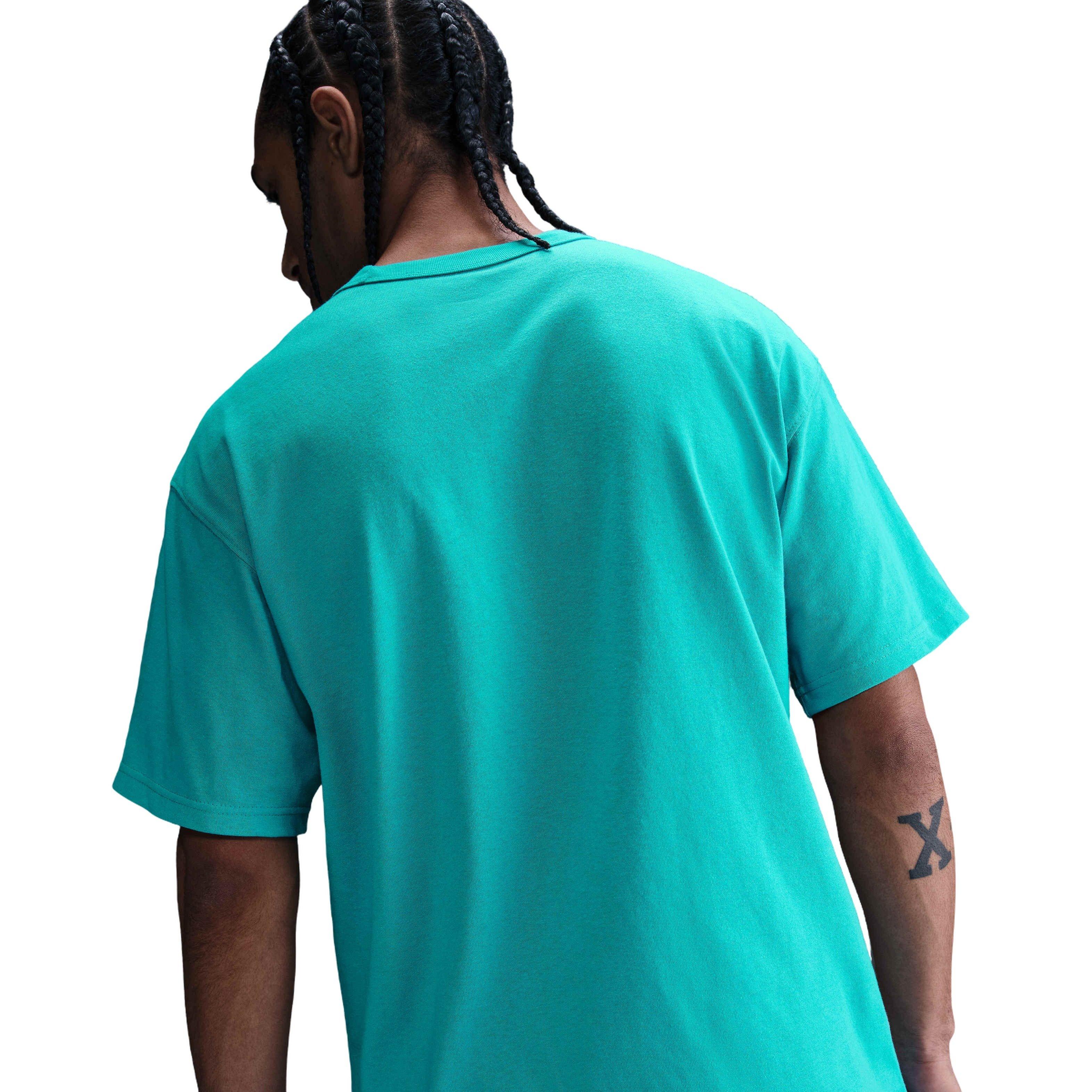 Nike Men's Sportswear premium Essentials Sustainable Tee - TEAL Thumbnail View 2