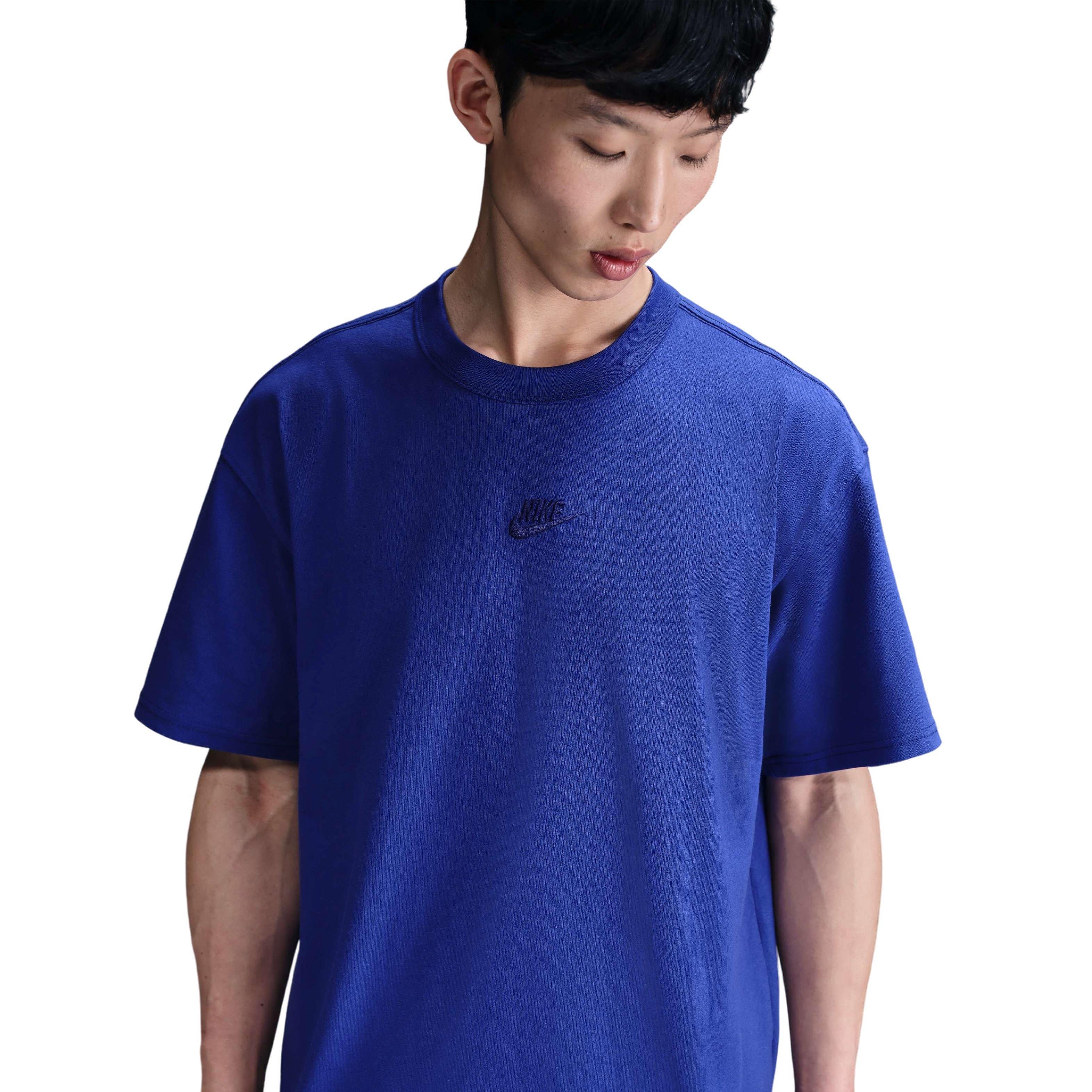 Nike Men's Sportswear premium Essentials Sustainable Tee - DK PURPLE Thumbnail View 1