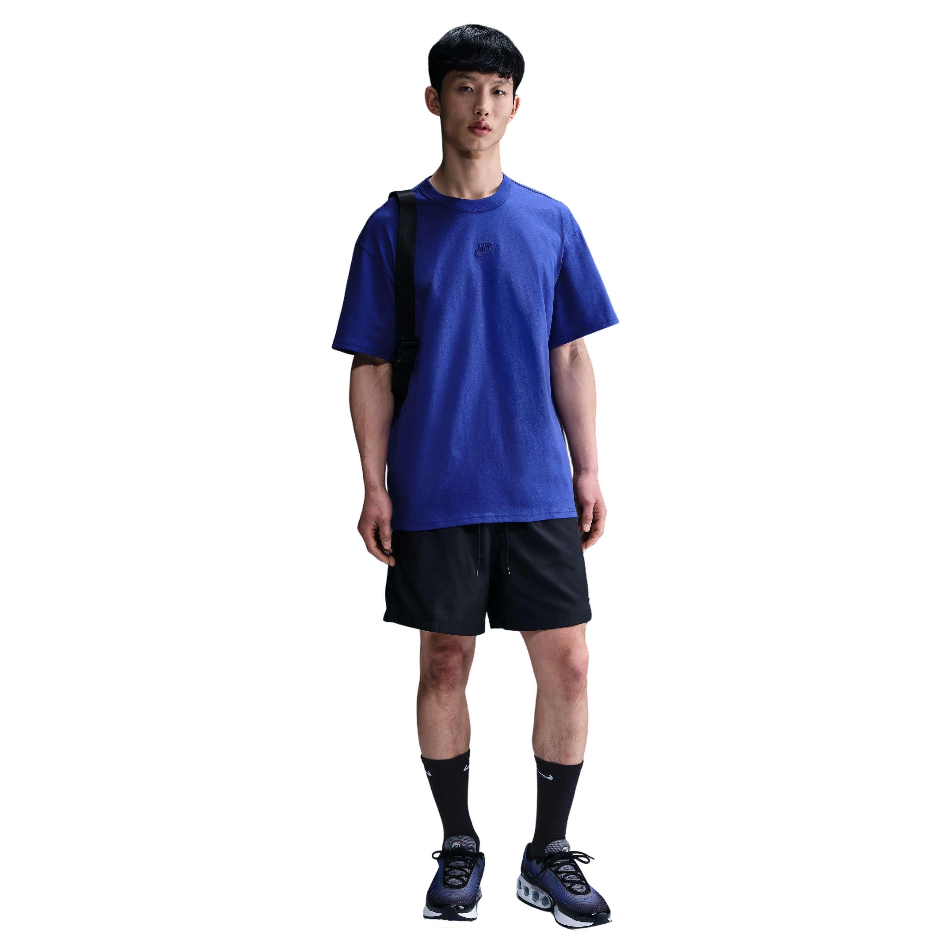 Nike Men's Sportswear premium Essentials Sustainable Tee - DK PURPLE Thumbnail View 4