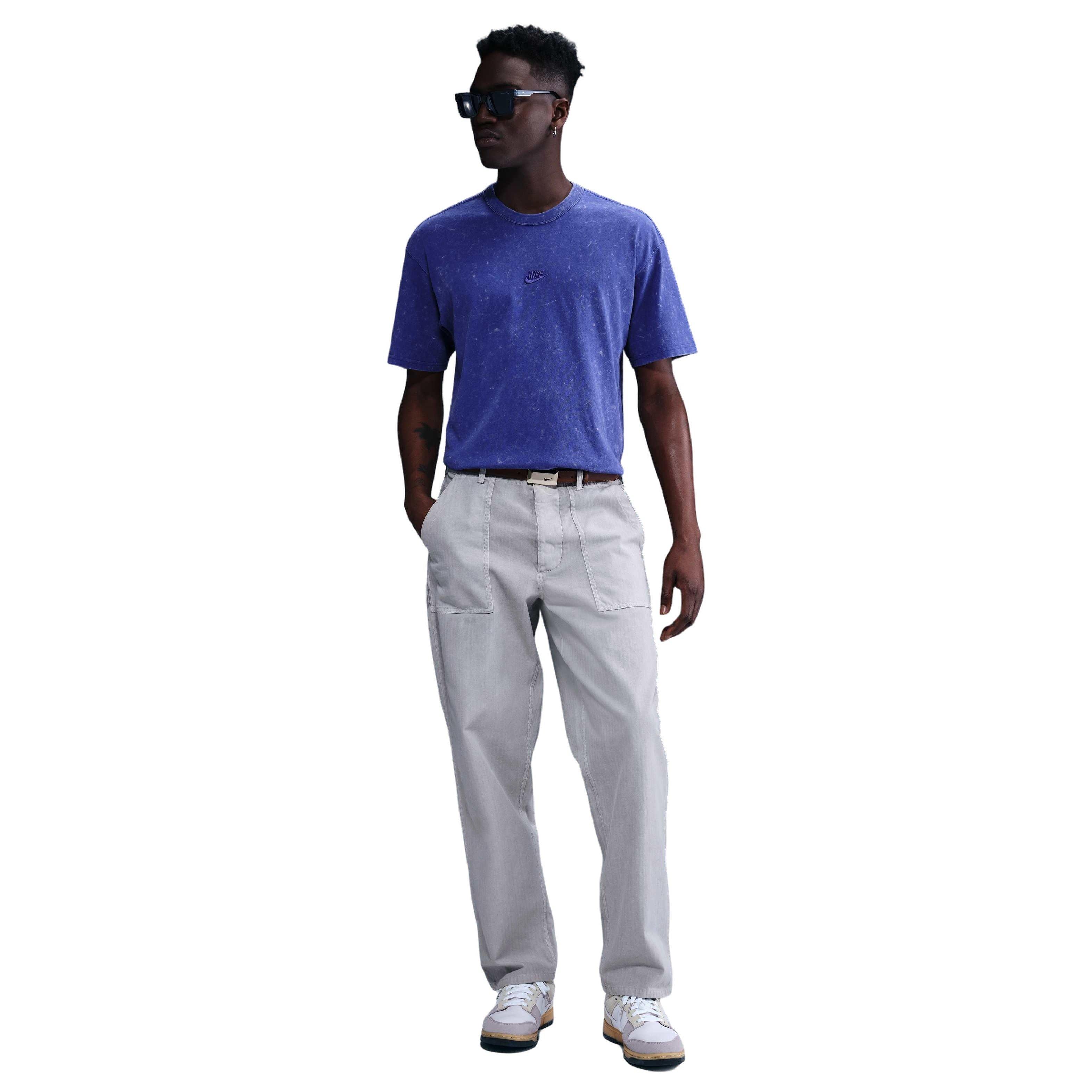 Nike Men's Sportswear M90 SSNL Premium Essential S25 Tee - PURPLE Thumbnail View 4