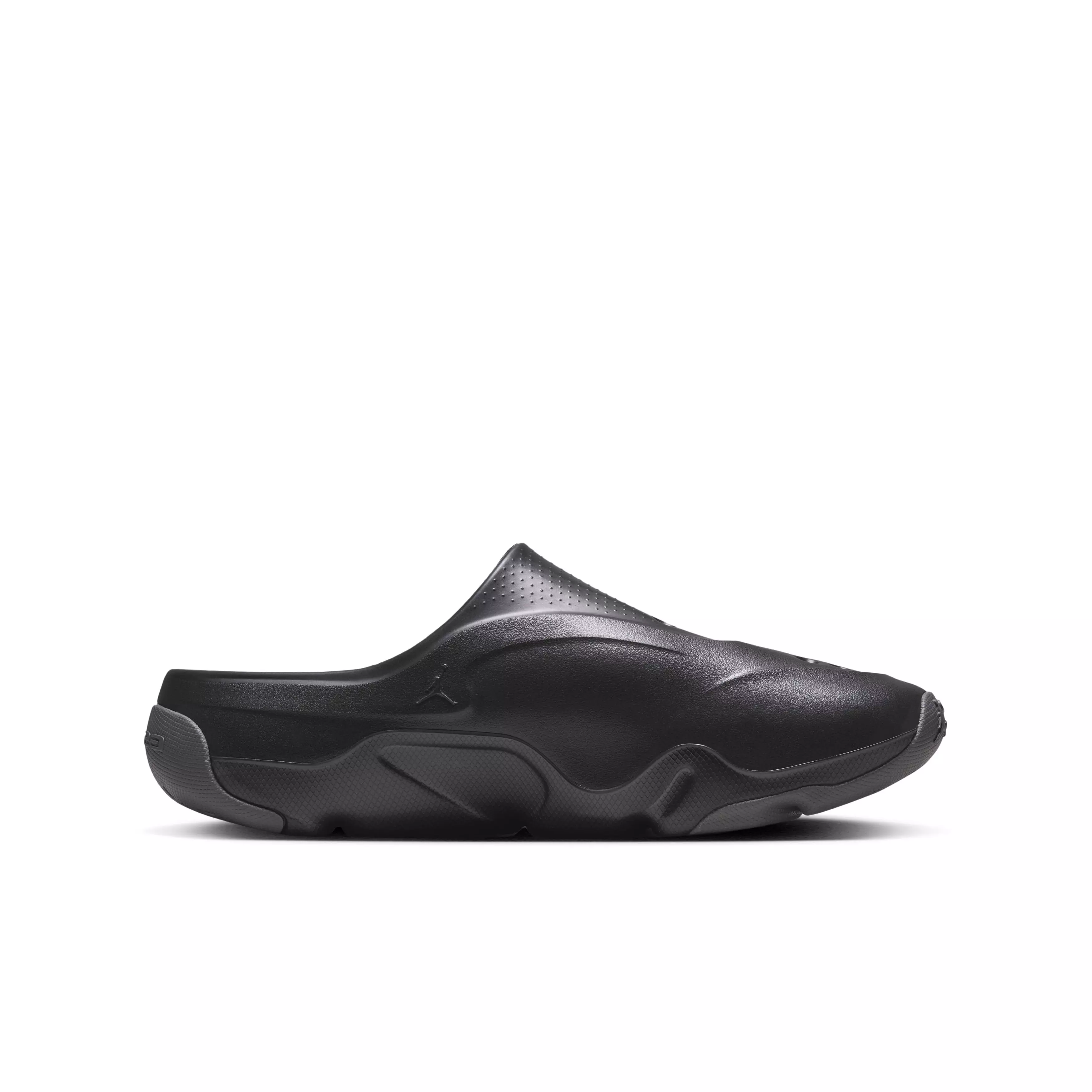 Jordan Roam "Black/Iron Grey" Grade School Boys' Slide - BLACK/GREY