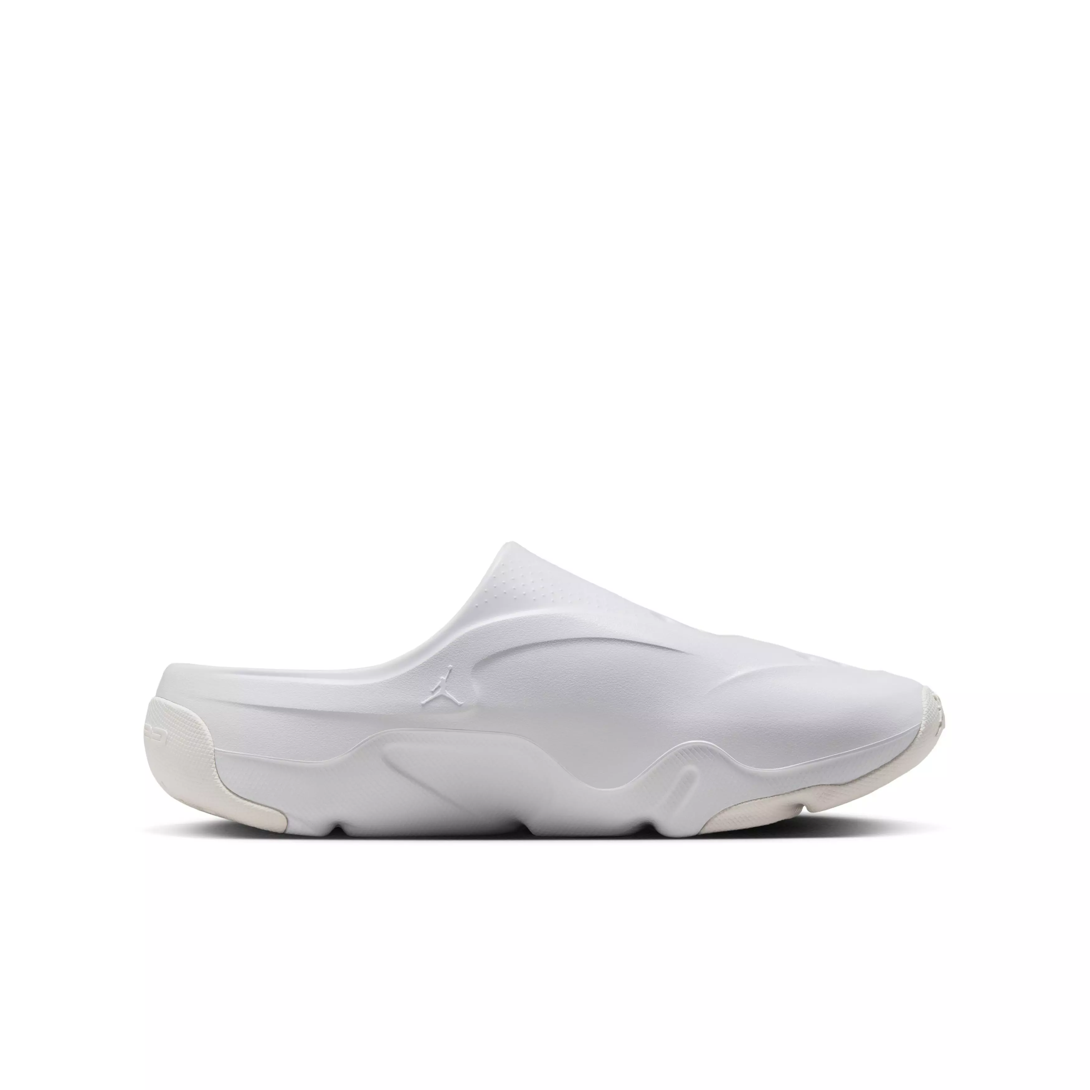 Jordan Roam "White/Sail" Grade School Boys' Slide - WHITE/SAIL