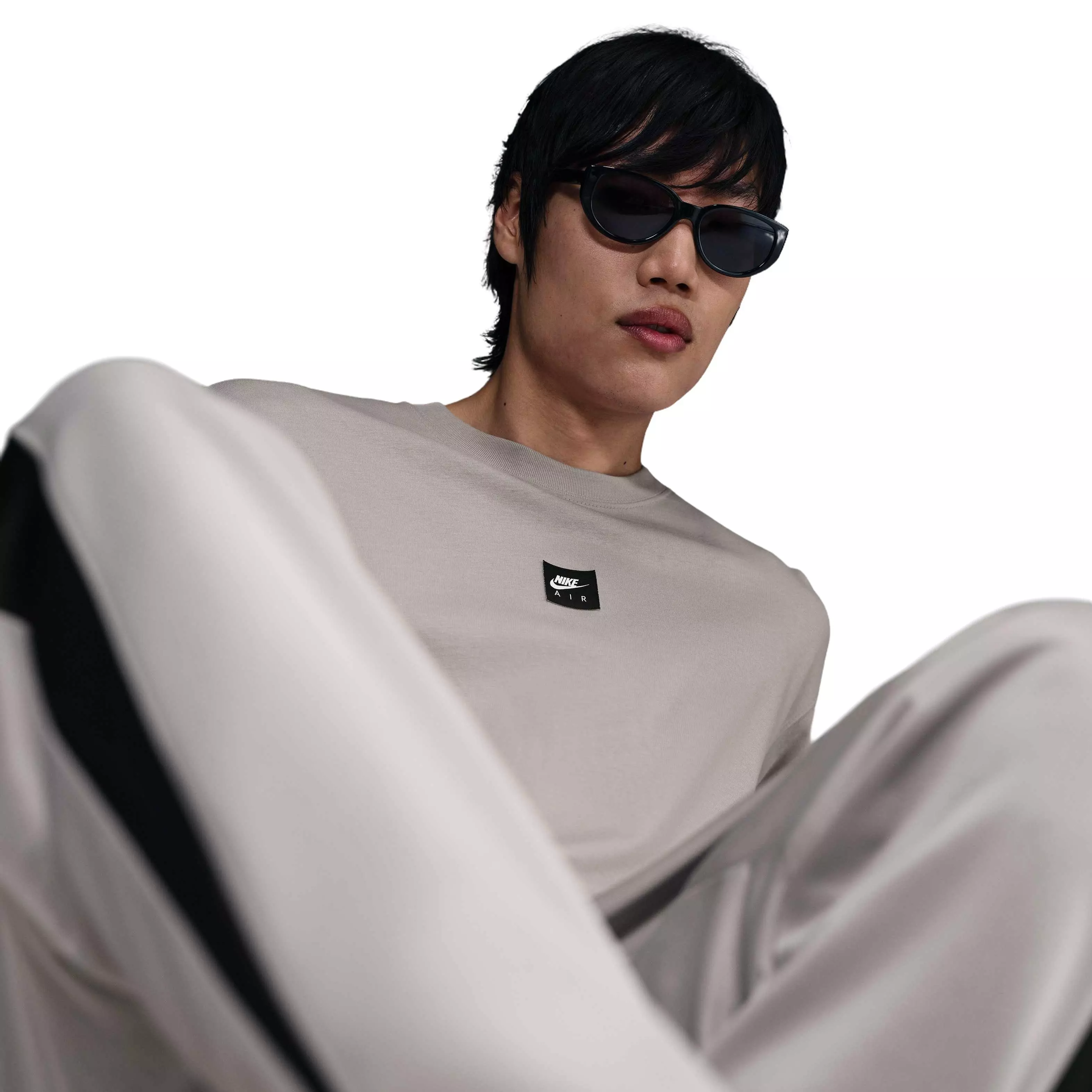 Nike Air Men's Sportswear Premium M90 Tee - GREY