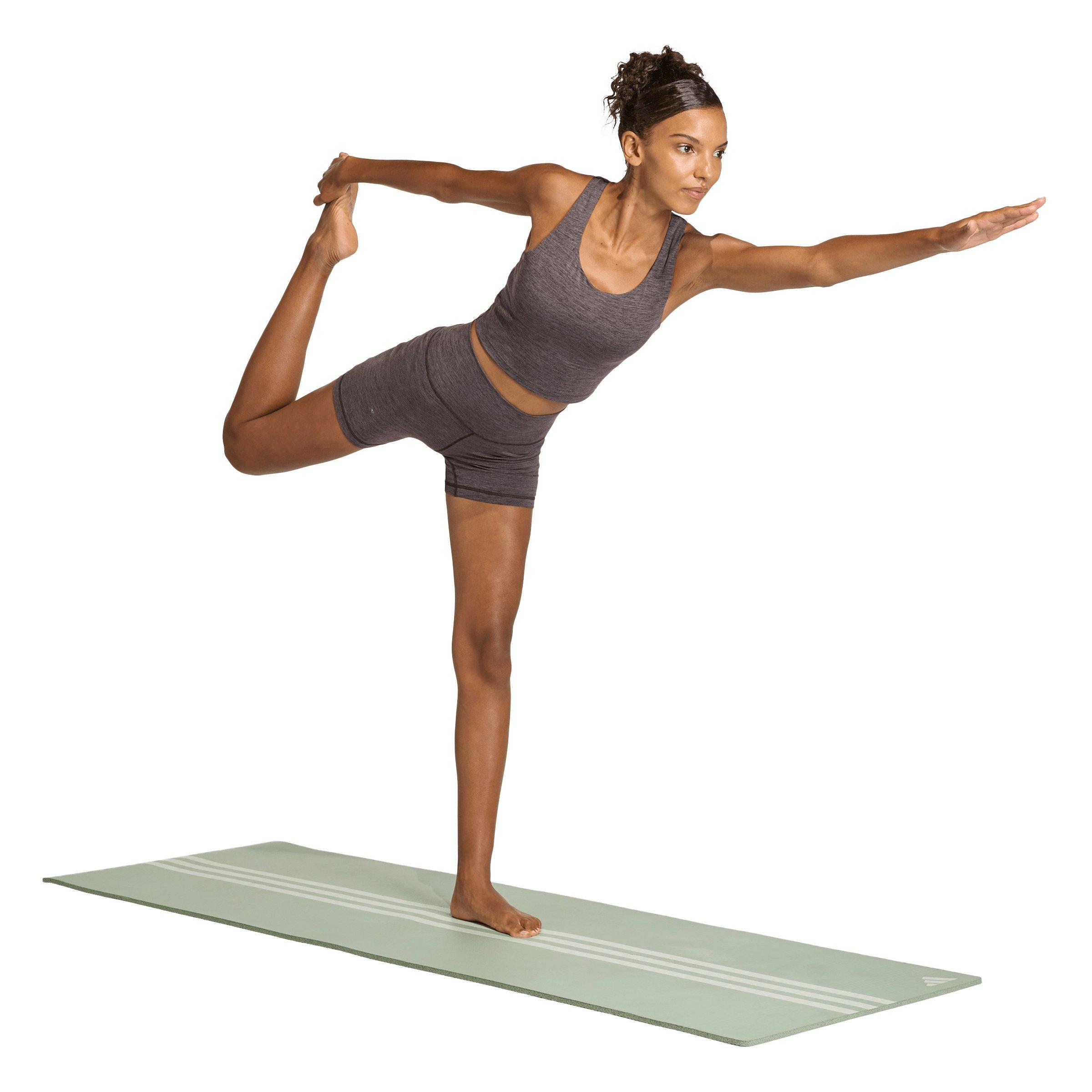 adidas Women's All Me Medium Support Bra Tank-Light Brown - LT BROWN Thumbnail View 4