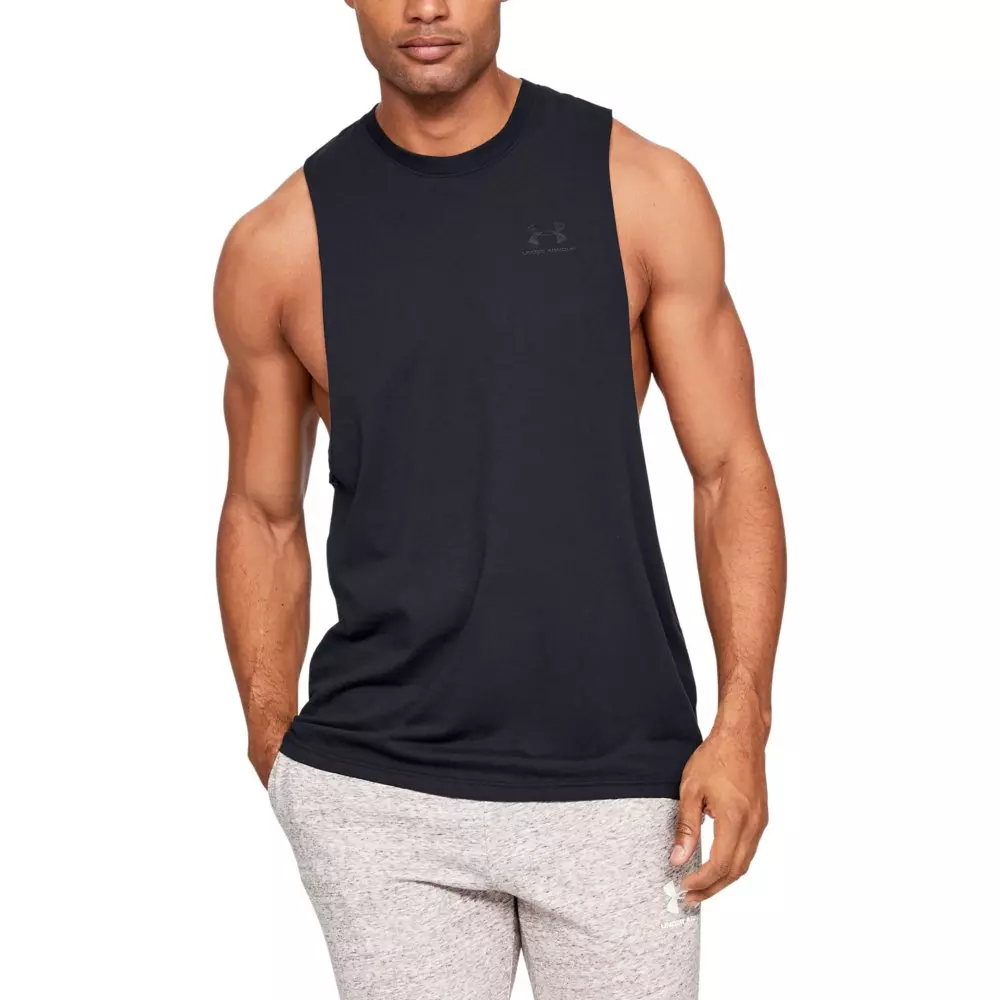 Under Armour Under Armour Men's Sportstyle Logo Tank - Steel Light